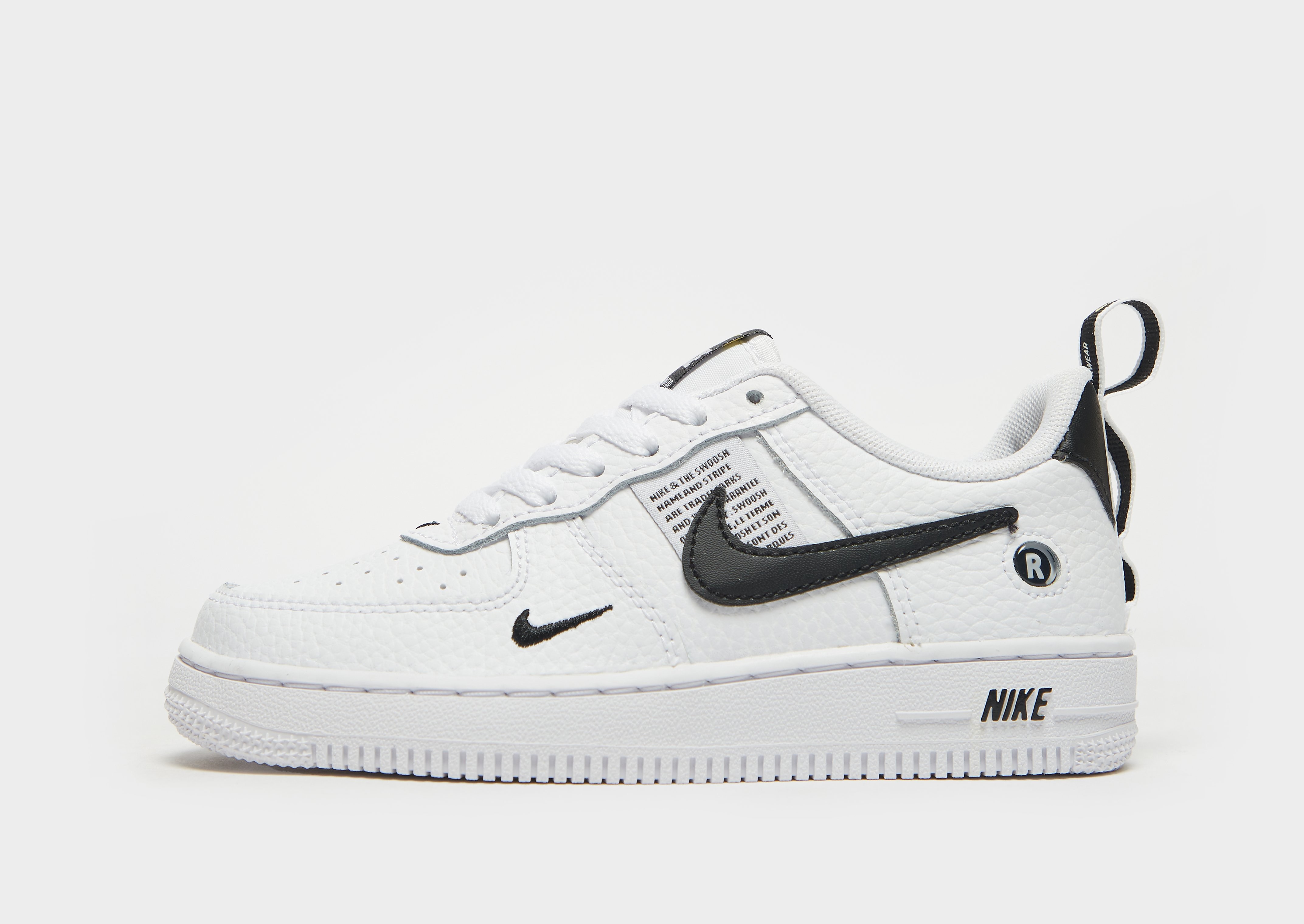 

Nike Air Force 1 Utility Children - White/Black/Tour Yellow/White/WHT/BLK - Kids, White/Black/Tour Yellow/White/WHT/BLK