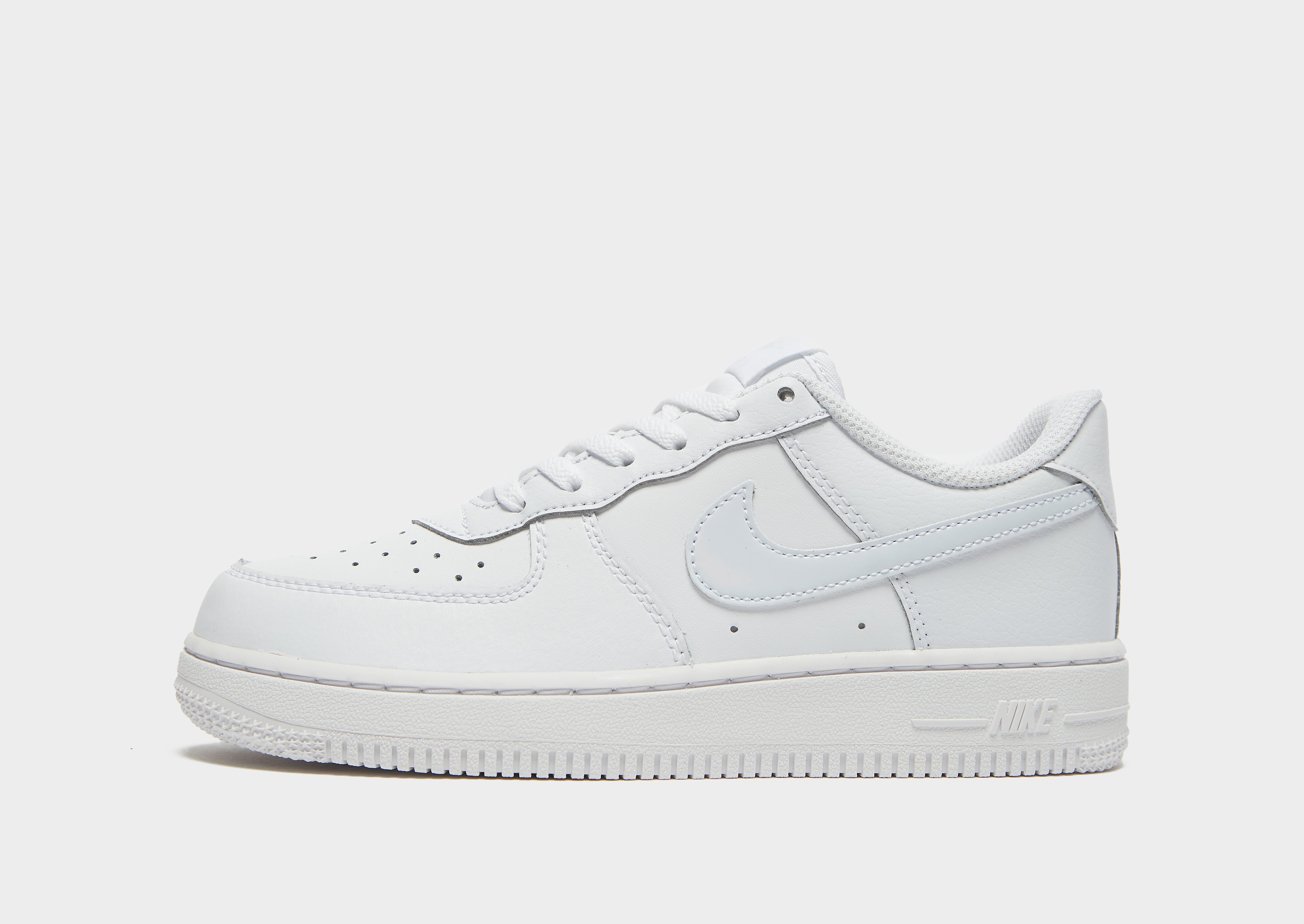 Nike Air Force 1 Children - White/Aura - Kids, White/Aura