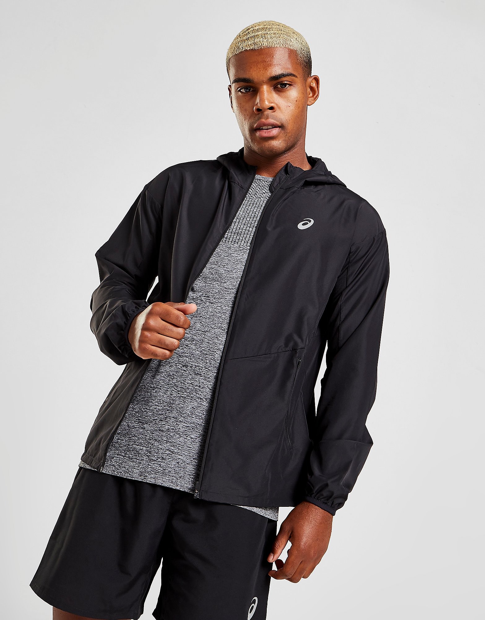 

Asics Accelerate Lightweight Jacket - Black - Mens, Black