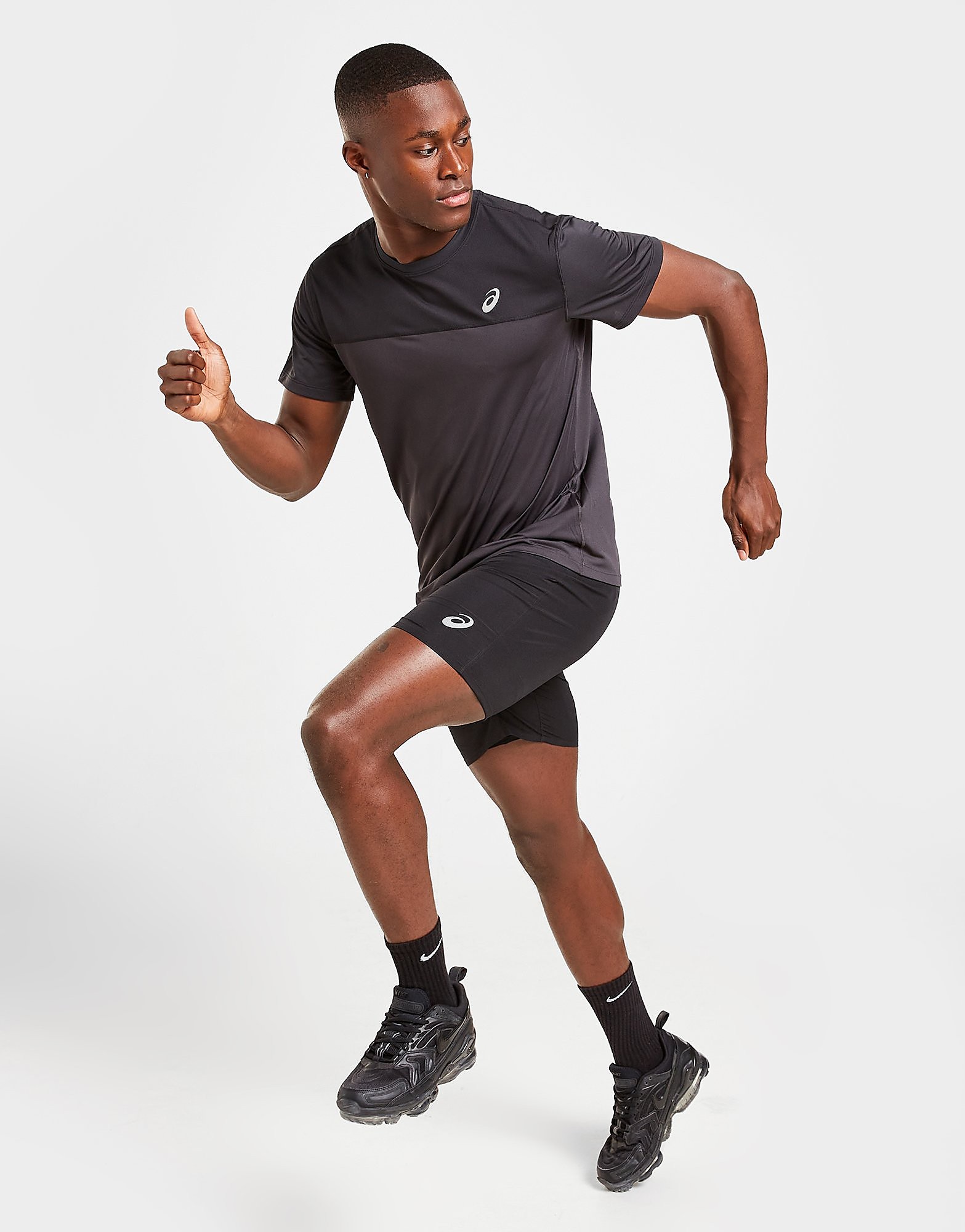 

Asics Race T-Shrit - Black - Mens, Black