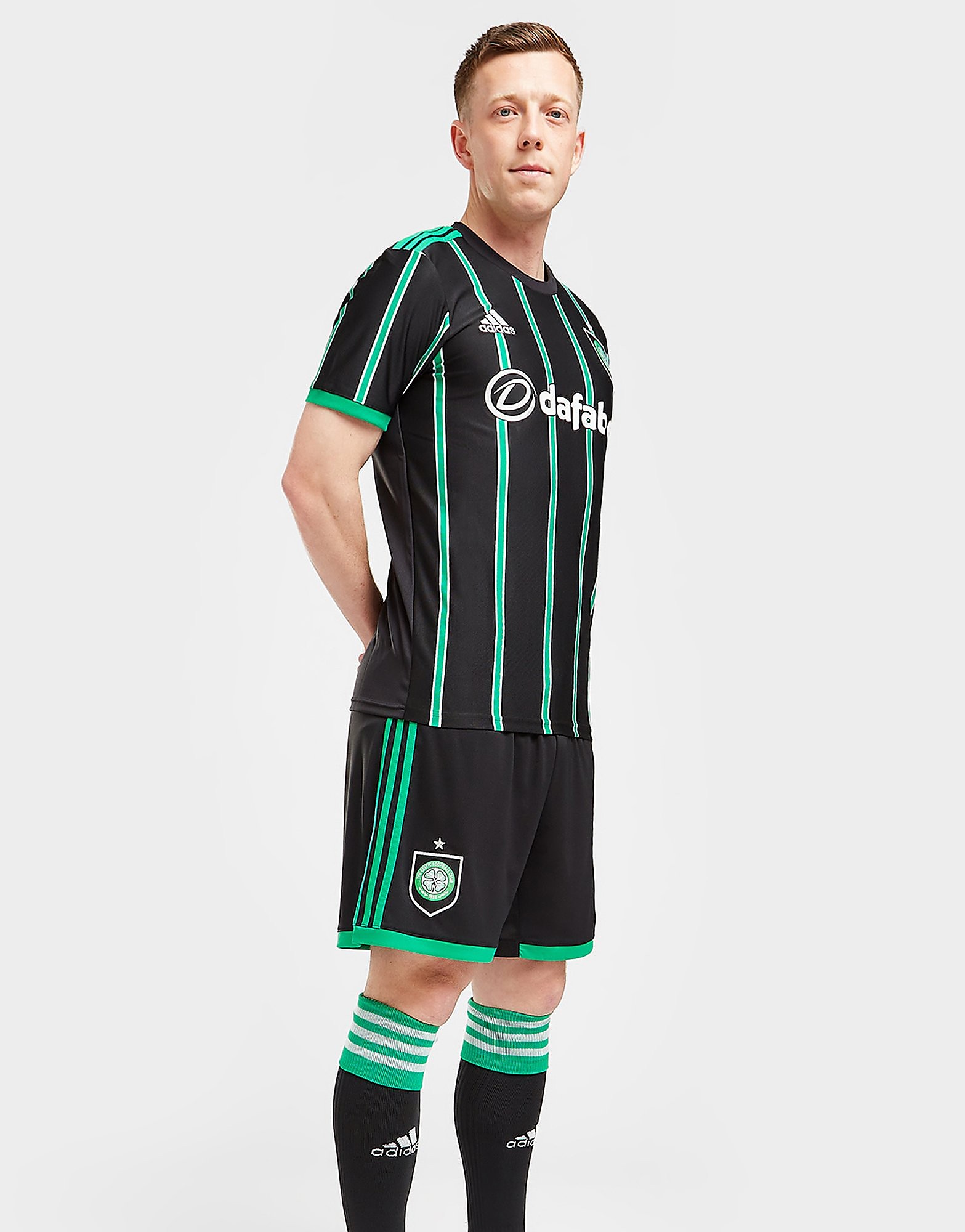 

adidas Celtic FC 2022/23 Away Shorts - Black - Mens, Black