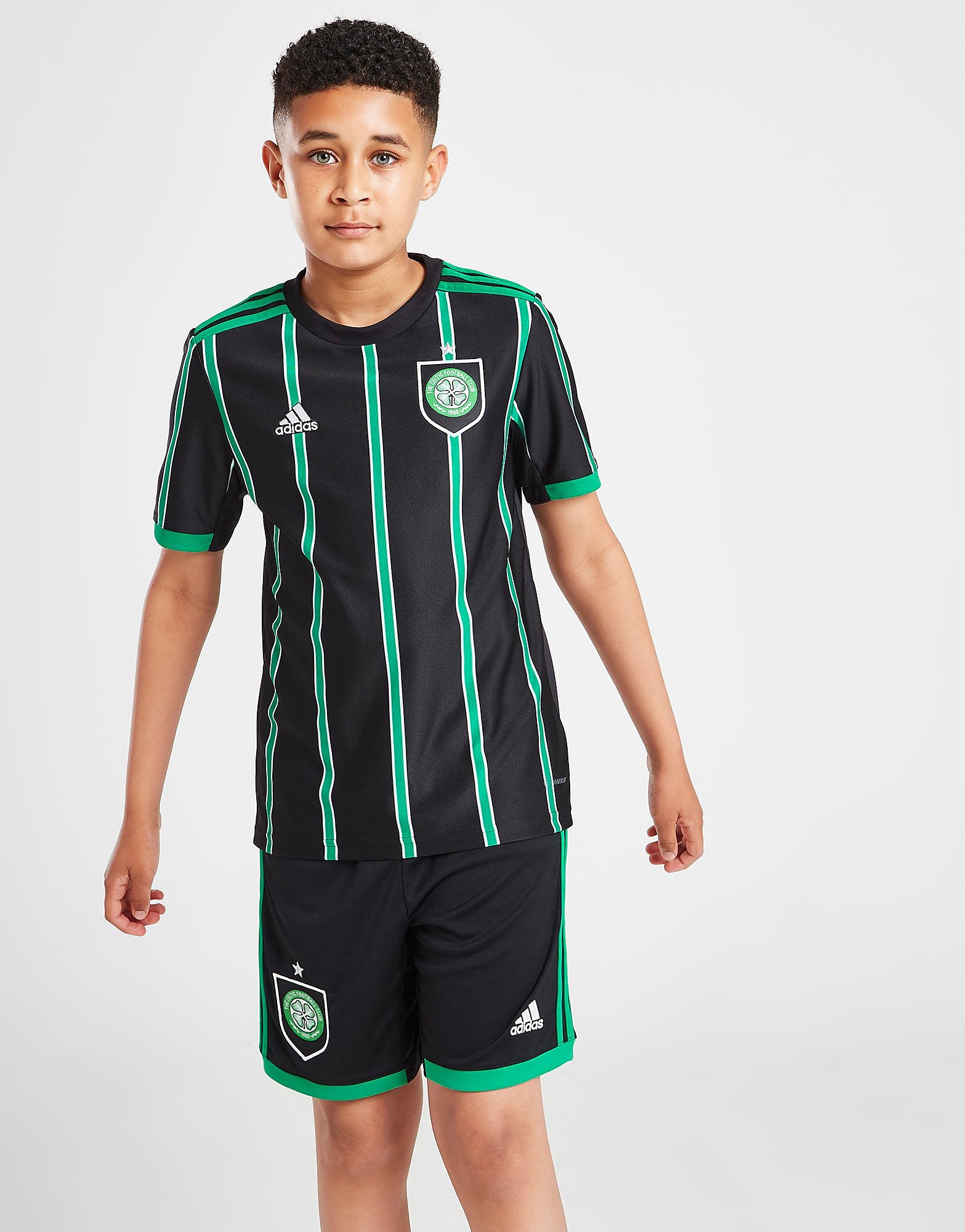 

adidas Celtic FC 2022/23 Away Shorts Junior - Black - Kids, Black