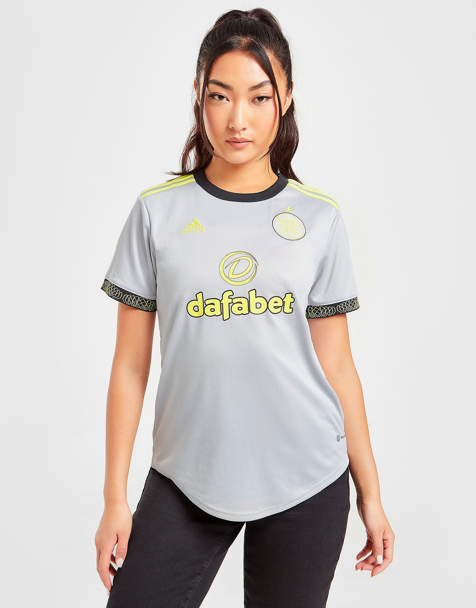 

adidas Celtic FC 2022/23 Third Shirt Women's - Clear Onix, Clear Onix