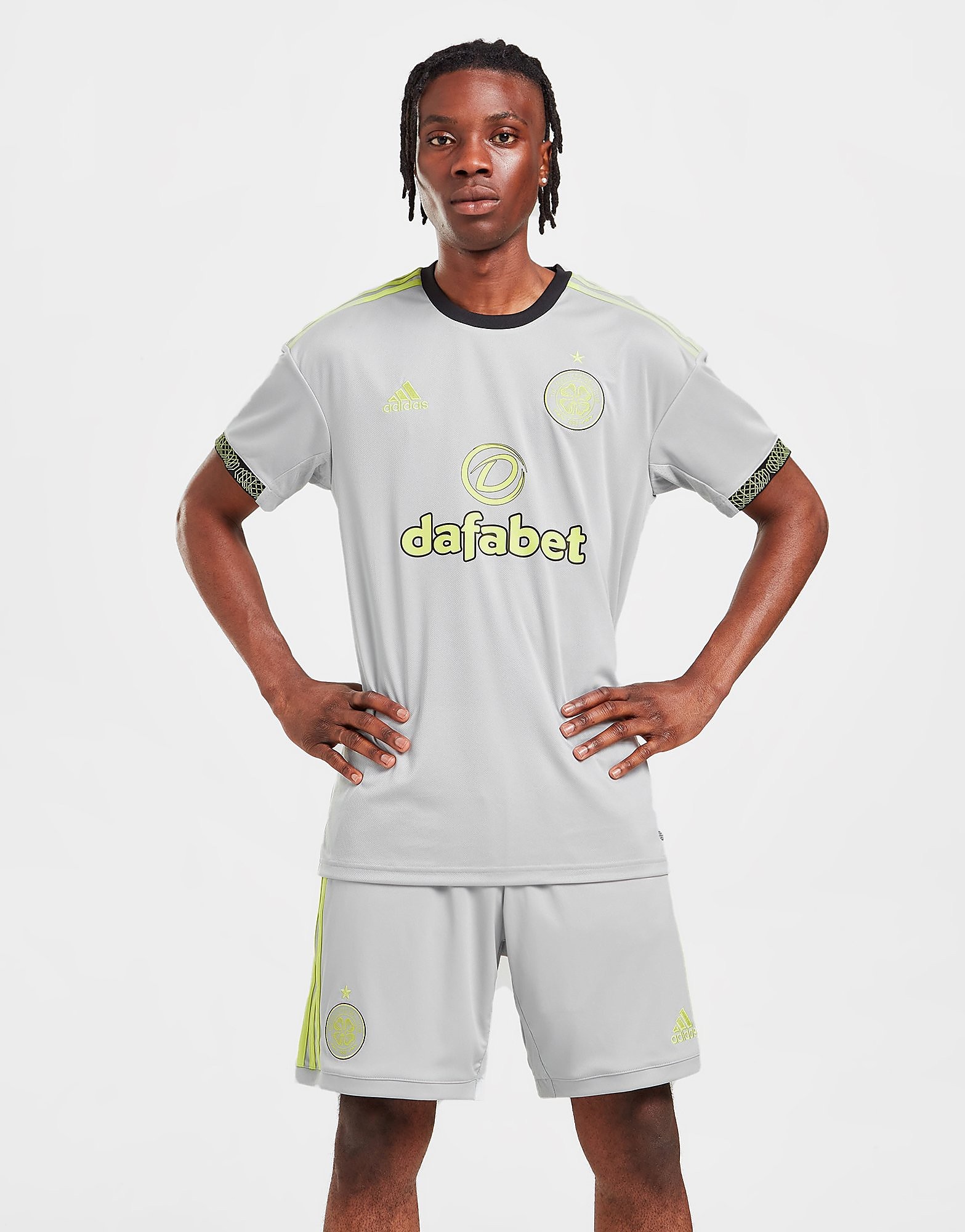 

adidas Celtic FC 2022/23 Third Shorts - Grey - Mens, Grey