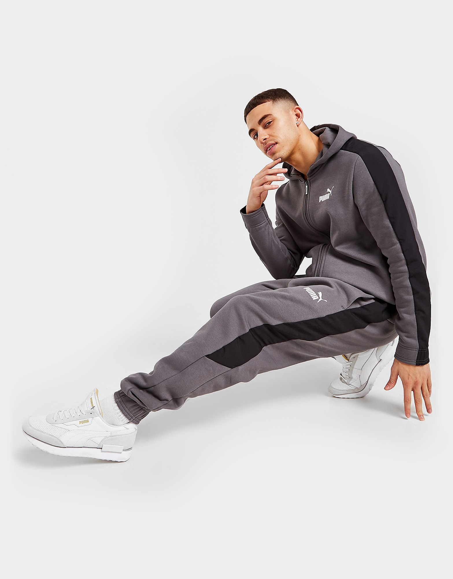 

Puma Core Hybrid Joggers - Grey - Mens, Grey