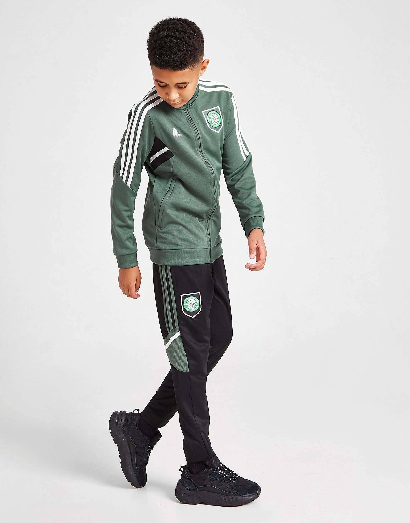 

adidas Celtic FC Track Pants Junior - Black - Kids, Black