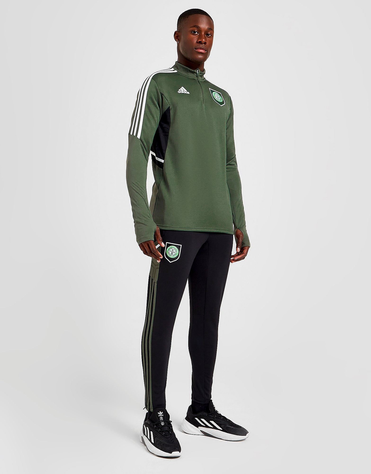 

adidas Celtic FC Training Track Pants - Black - Mens, Black