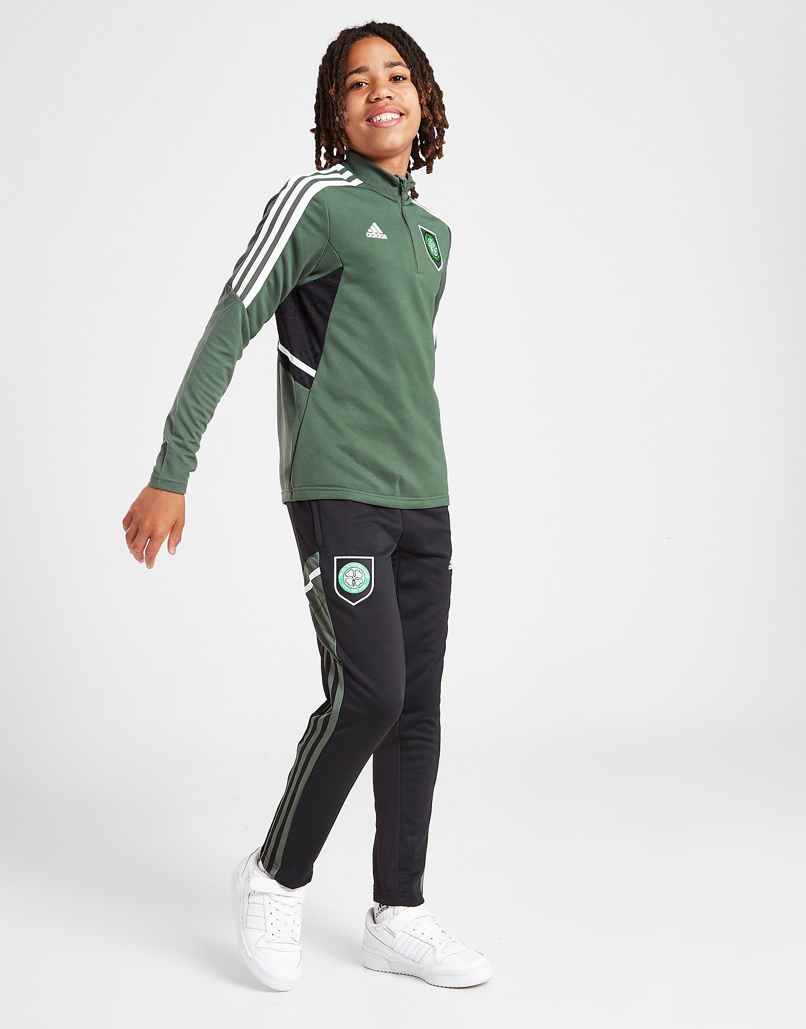 

adidas Celtic FC Training Pants Junior - Black - Kids, Black