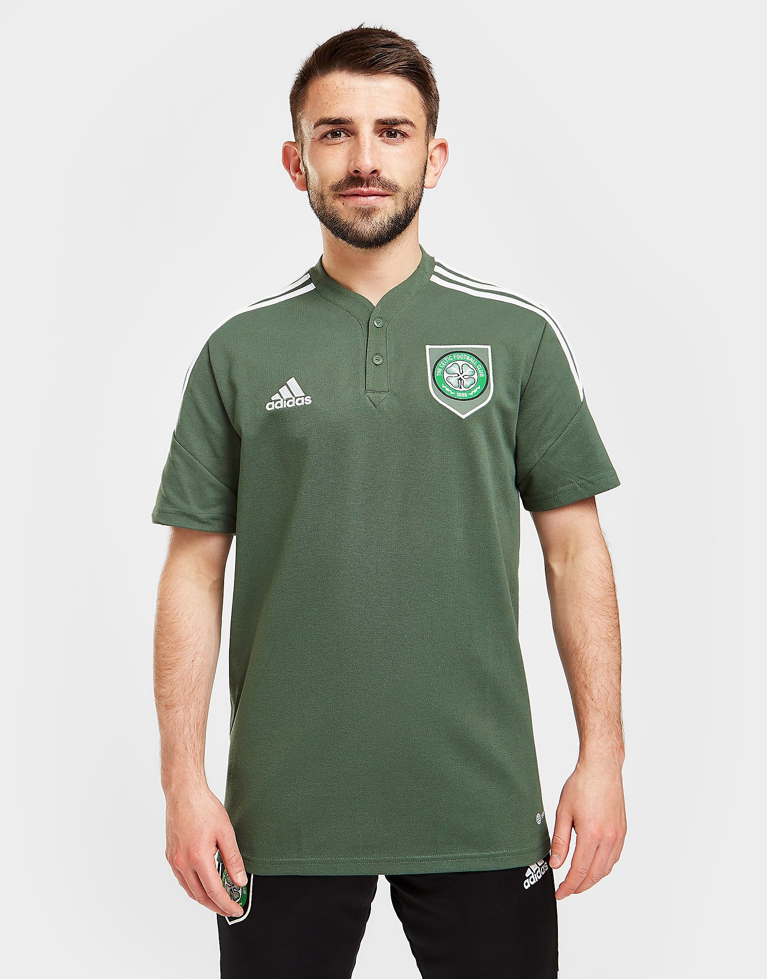 

adidas Celtic FC Training Polo Shirt - Green - Mens, Green