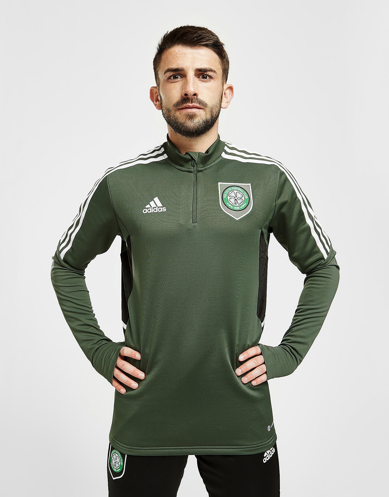 

adidas Celtic FC Training Top - Green Oxide - Mens, Green Oxide