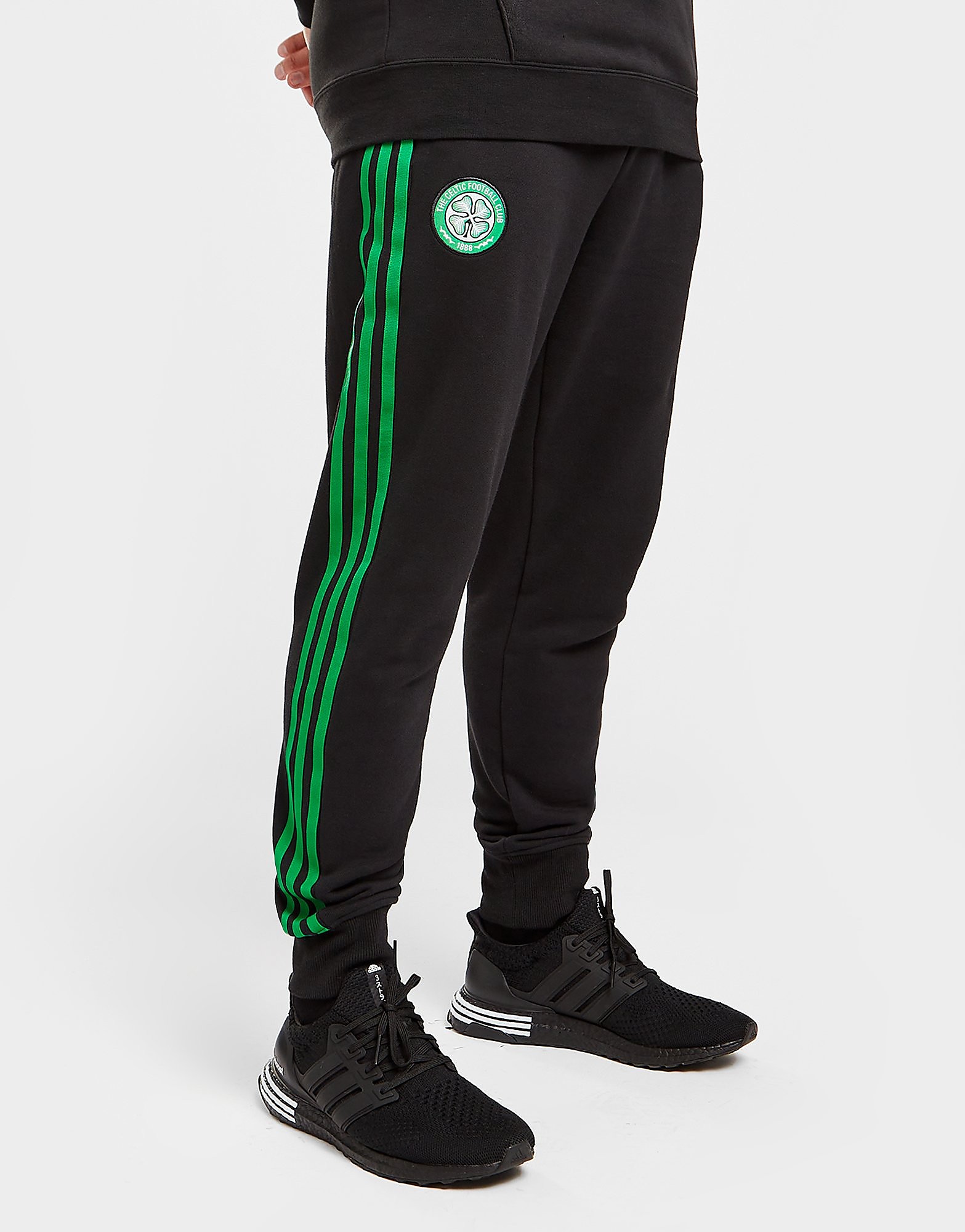 

adidas Celtic FC DNA Joggers - Black - Mens, Black