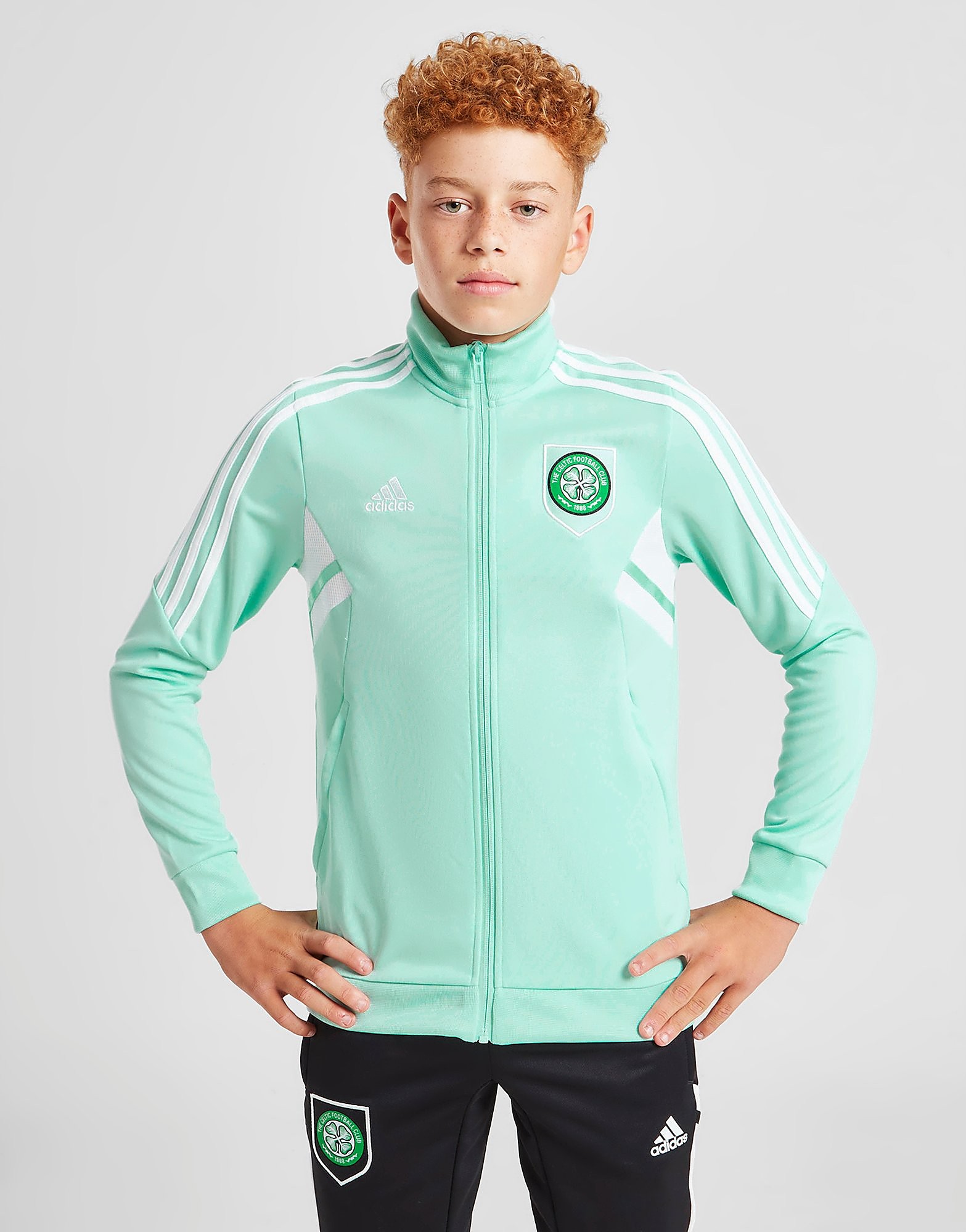 

adidas Celtic FC Track Jacket Junior - Green - Kids, Green