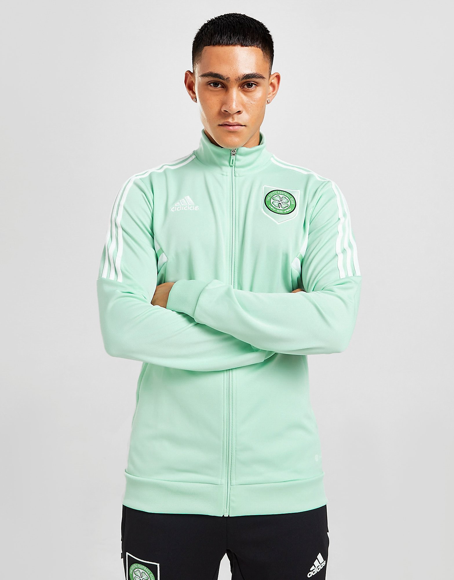 

adidas Celtic FC Track Jacket - Green - Mens, Green