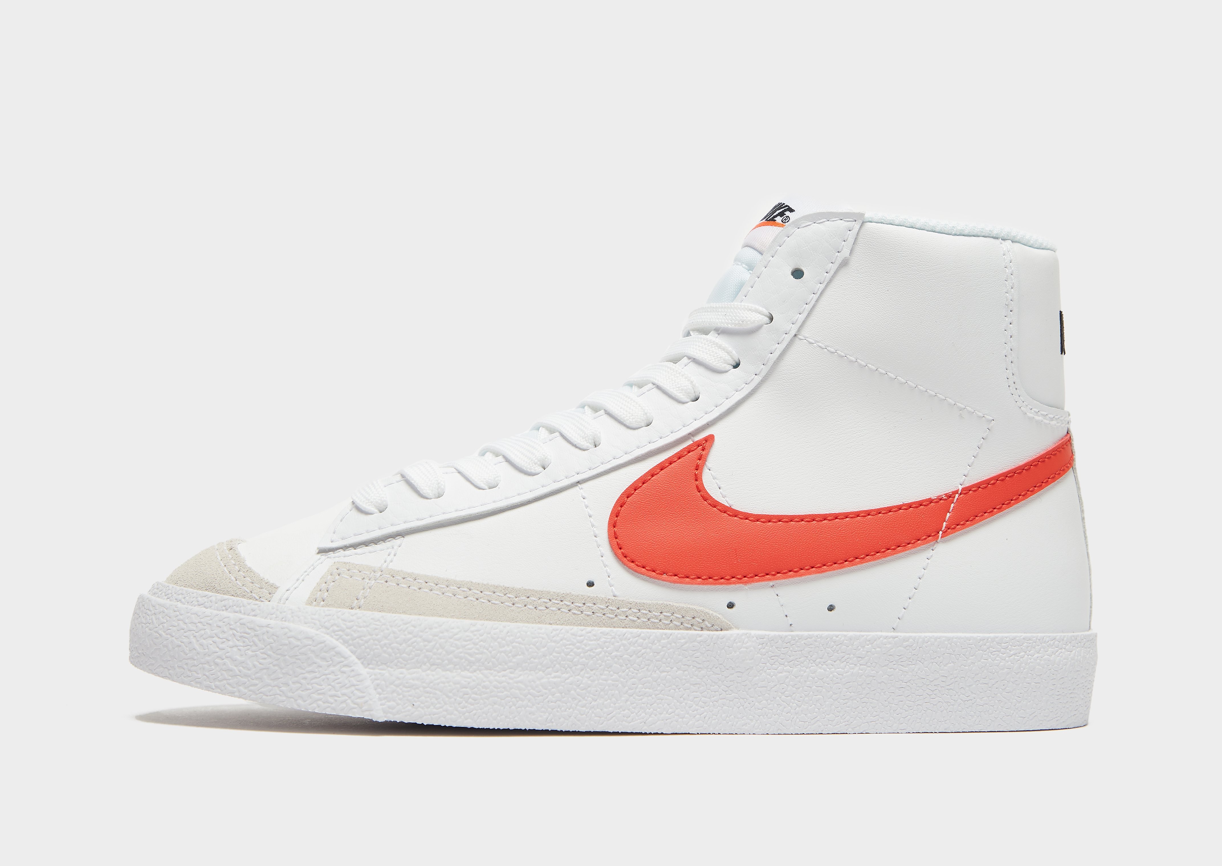 

Nike Blazer Mid '77 Junior - White/Medium Blue/Black/Habanero Red - Kids, White/Medium Blue/Black/Habanero Red