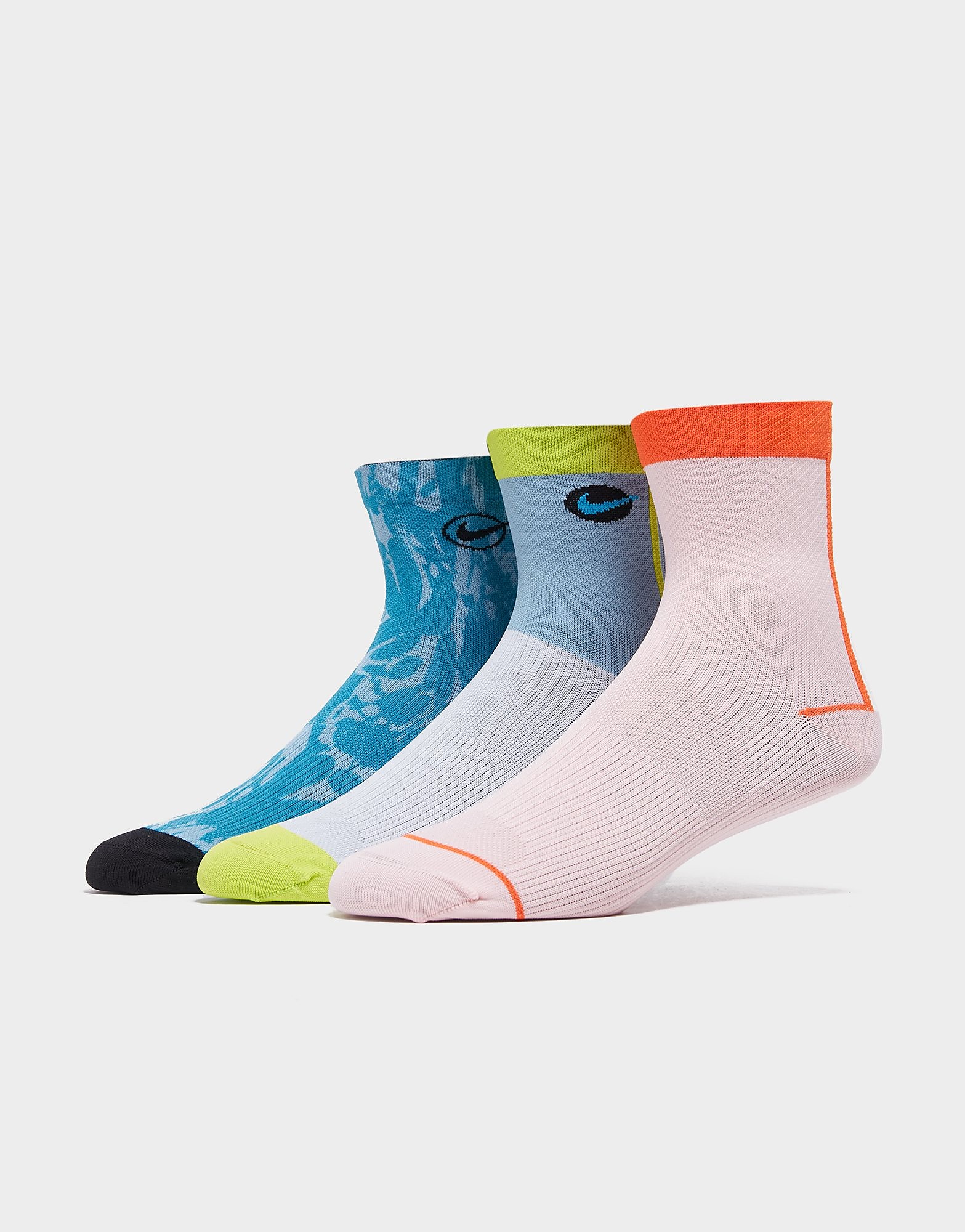 

Nike 3-Pack Everyday Plus Lightweight Socks - Multi/BL/GR/ - Womens, Multi/BL/GR/