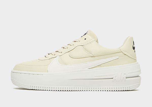 Nike Chaussures Nike Air Force 1 PLT.AF.ORM pour Femme - Fossil/Summit White/Black/Sail, Fossil/Summit White/Black/Sail