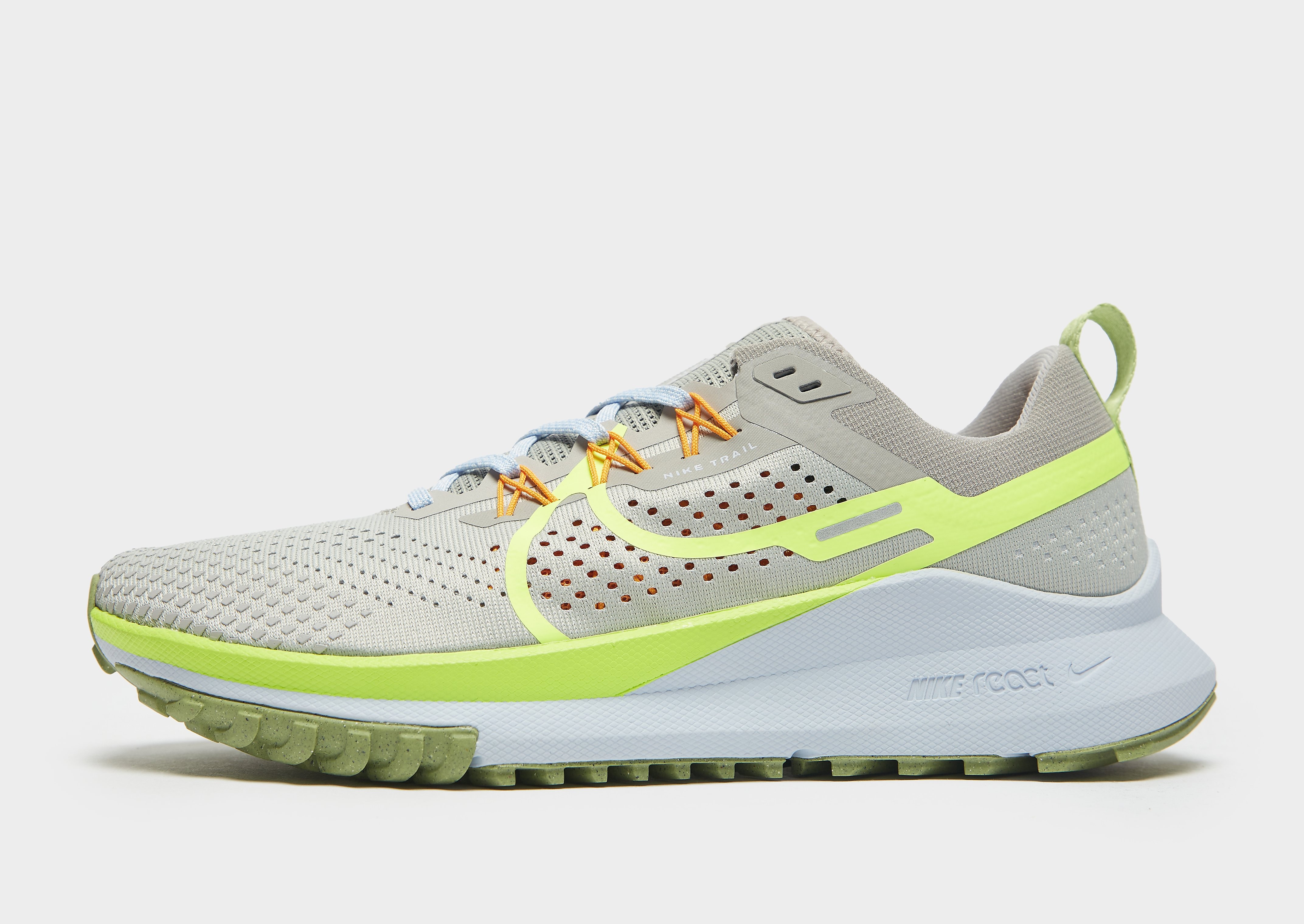 

Nike React Pegasus Trail 4 - Grey/GRY/VOLT - Mens, Grey/GRY/VOLT