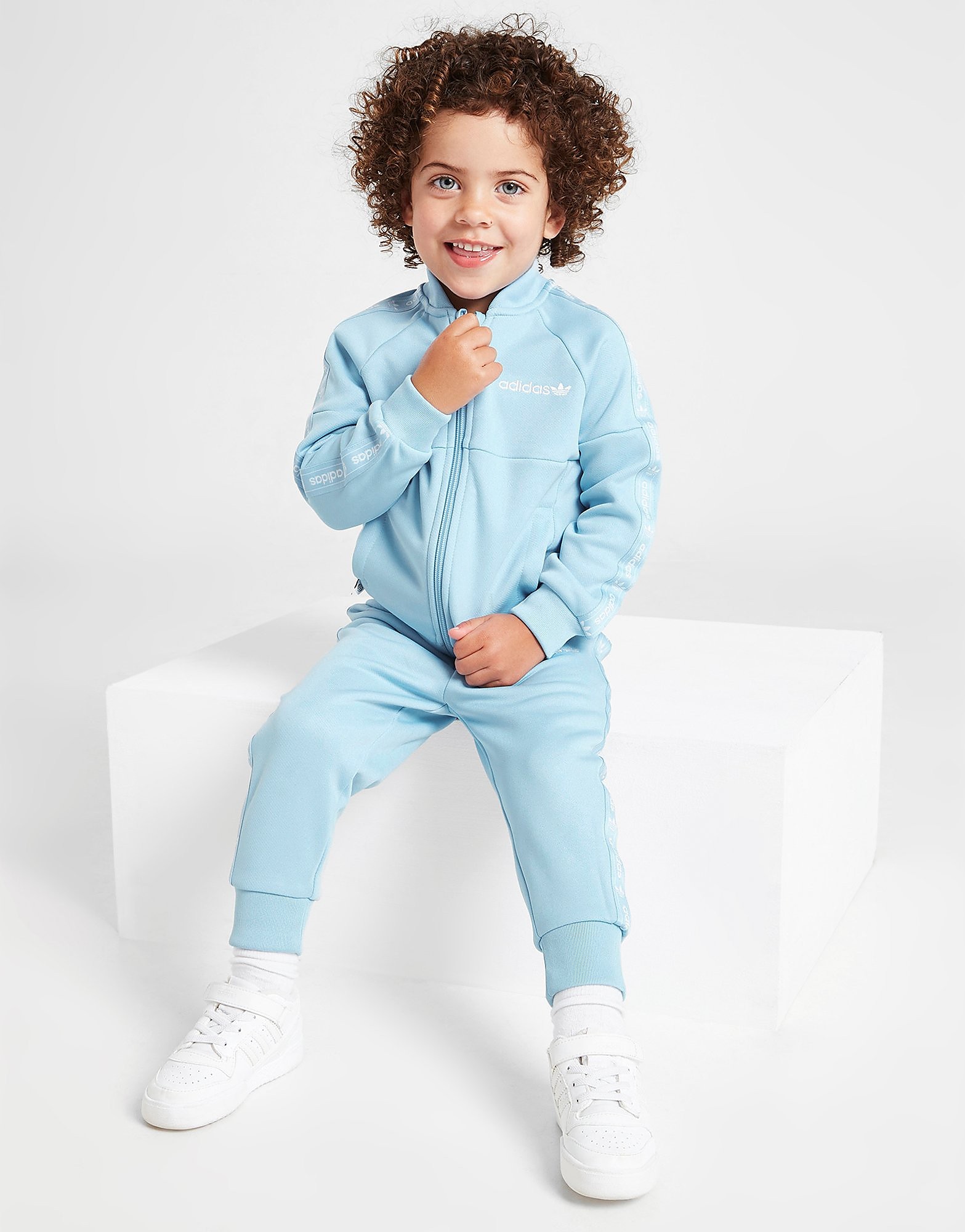 Adidas Originals Fato de Treino Edge Tape SS para Bebé - Only at JD - Azul - Kids, Azul