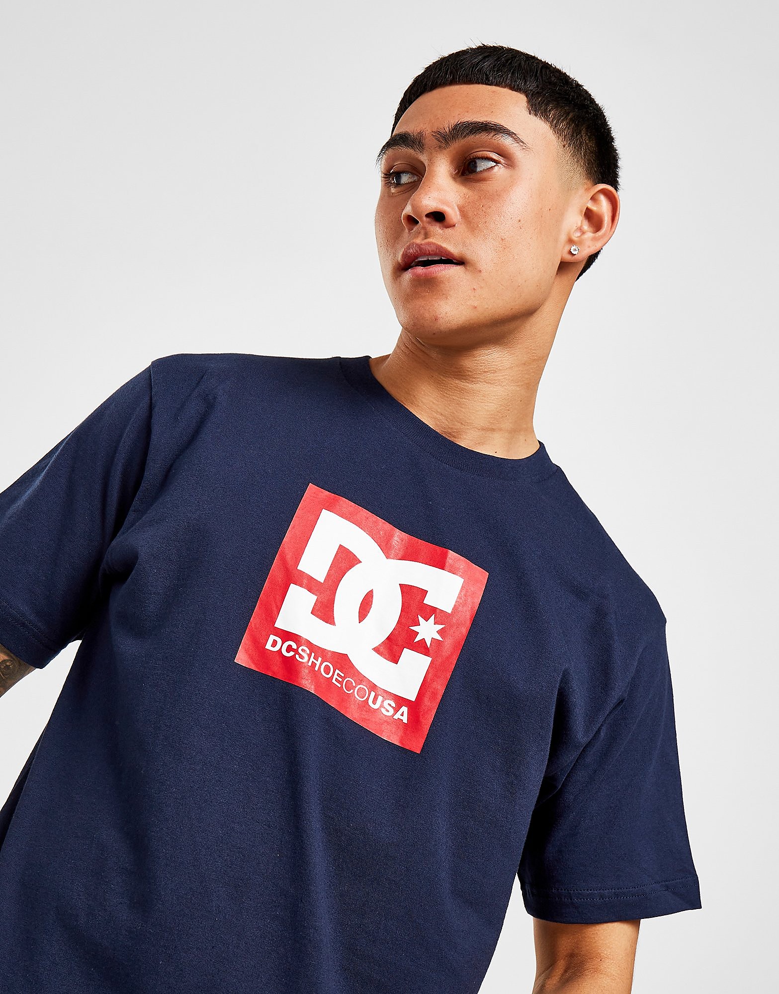 

DC Shoes Square Fill T-Shirt - Navy, Navy