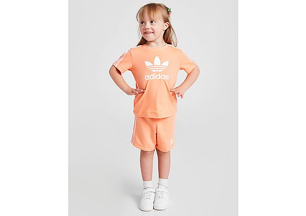 Adidas Originals Girls' Tri Stripe T-Shirt/Shorts Set Infant - Kind