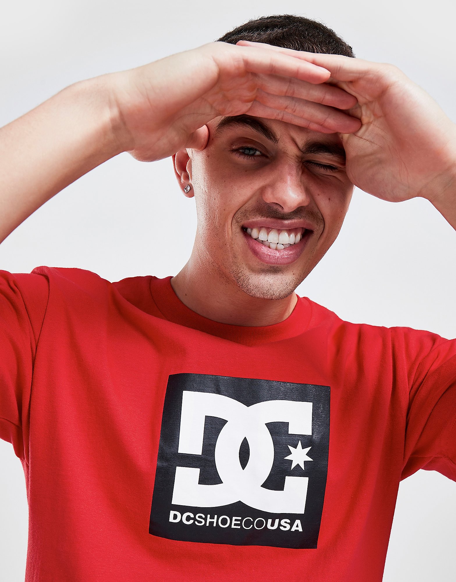 

DC Shoes Square Fill T-Shirt - Red, Red