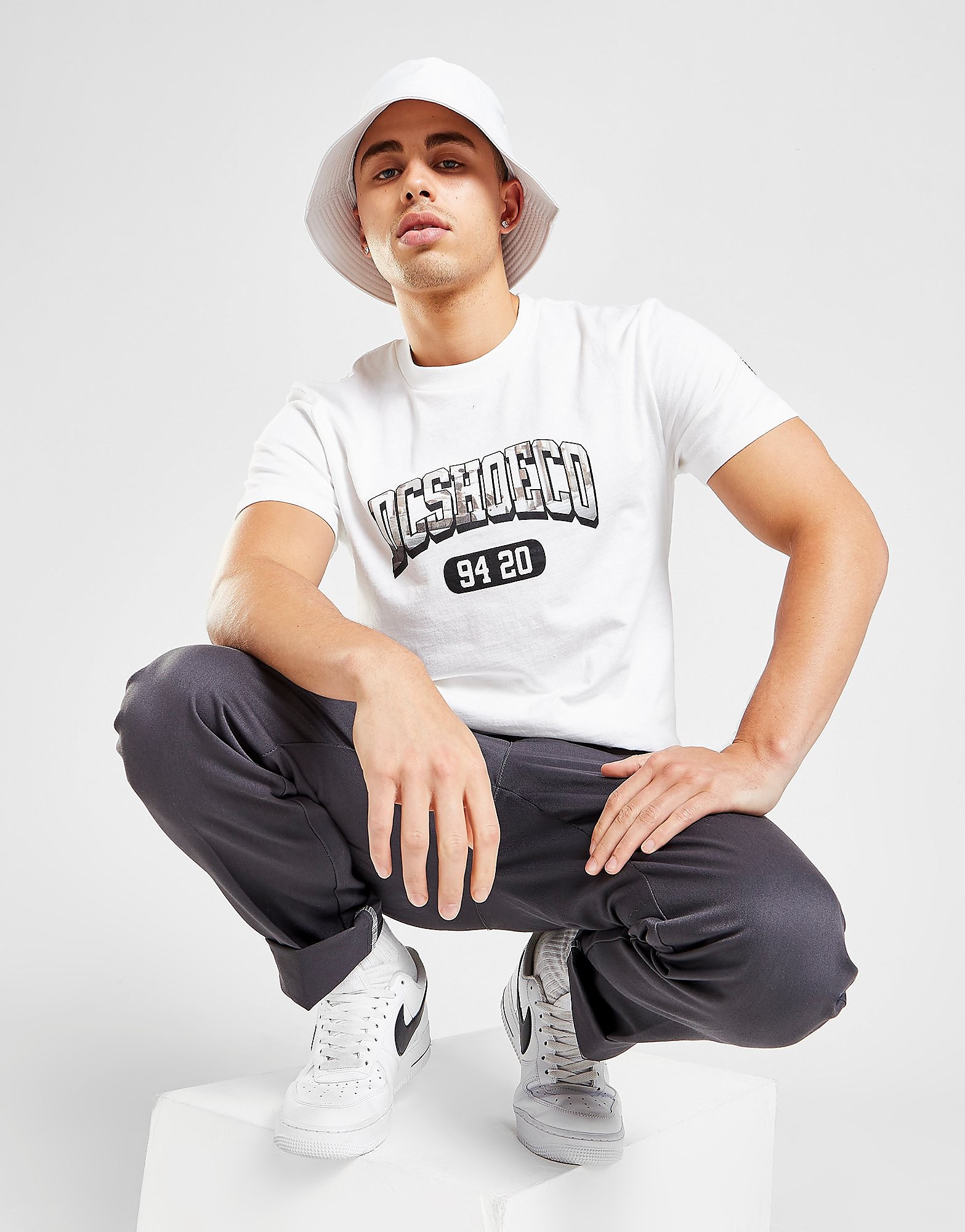 

DC Shoes Blabac Stacked T-Shirt - White - Mens, White