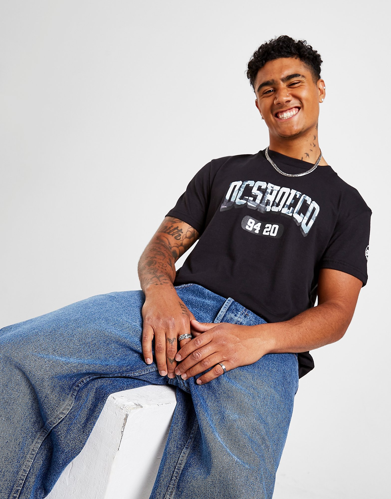 

DC Shoes Blabac Stacked T-Shirt - Black - Mens, Black