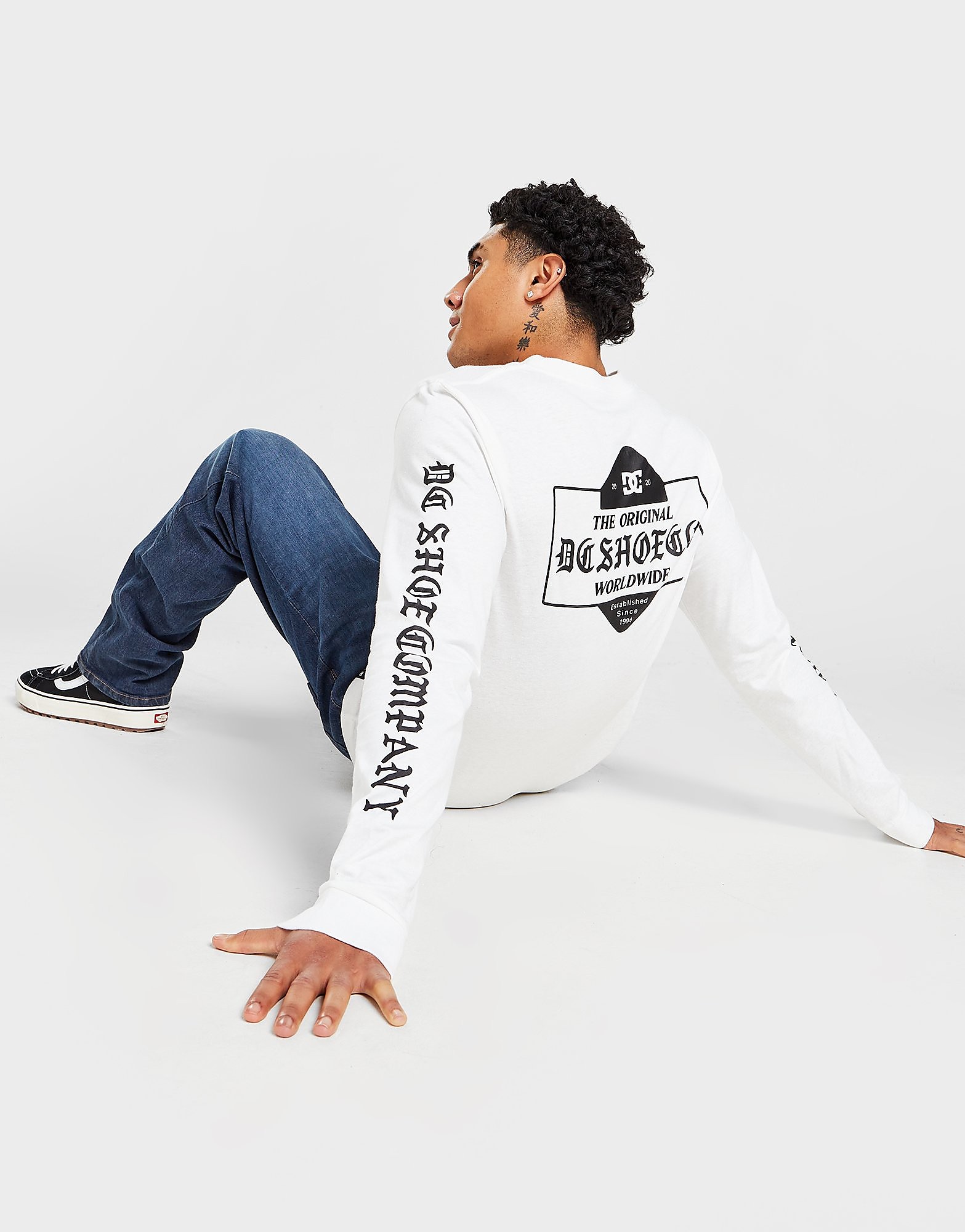 

DC Shoes Boxed Long Sleeve T-Shirt - White - Mens, White
