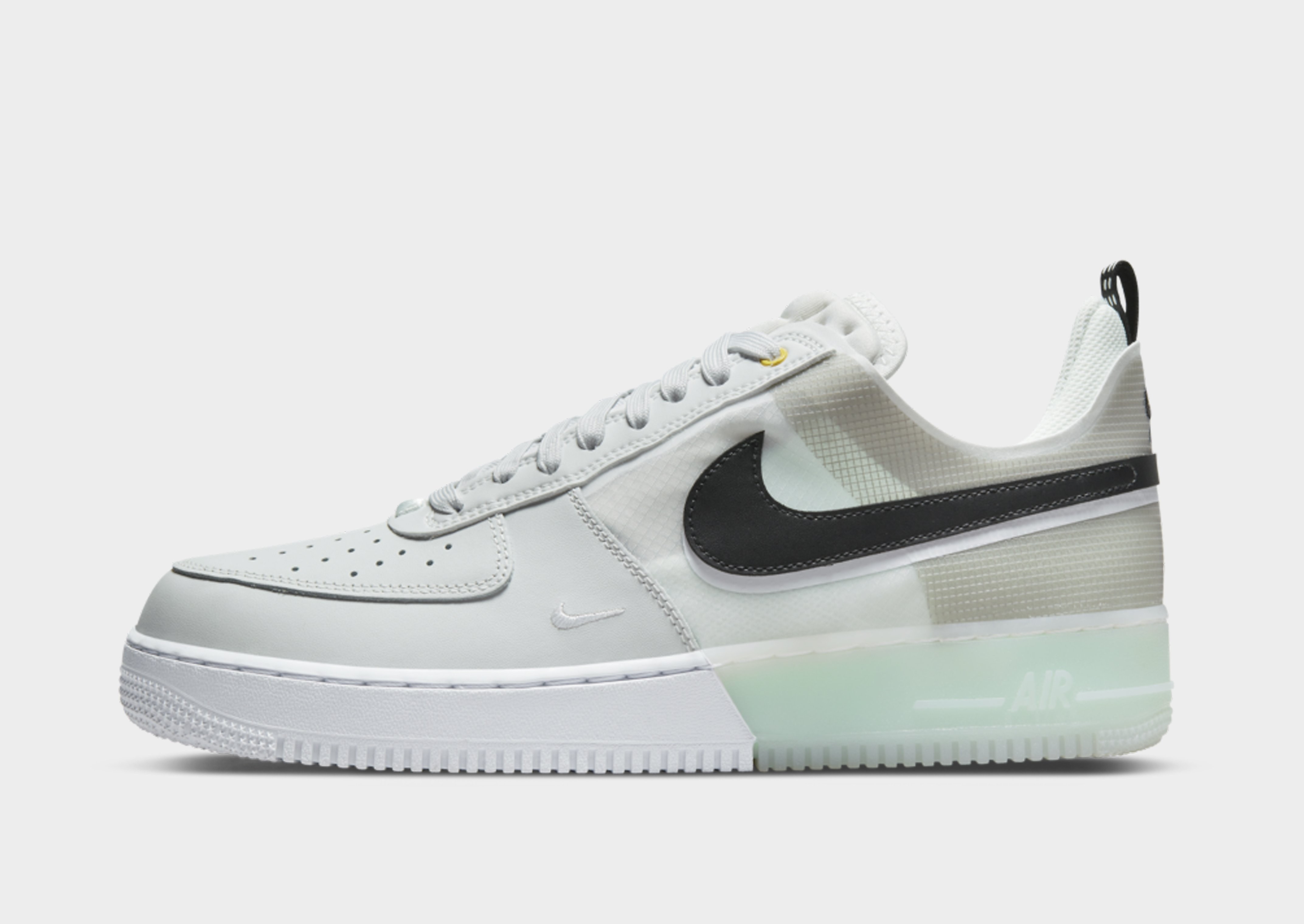 

Nike Air Force 1 React - Grey/Green - Mens, Grey/Green