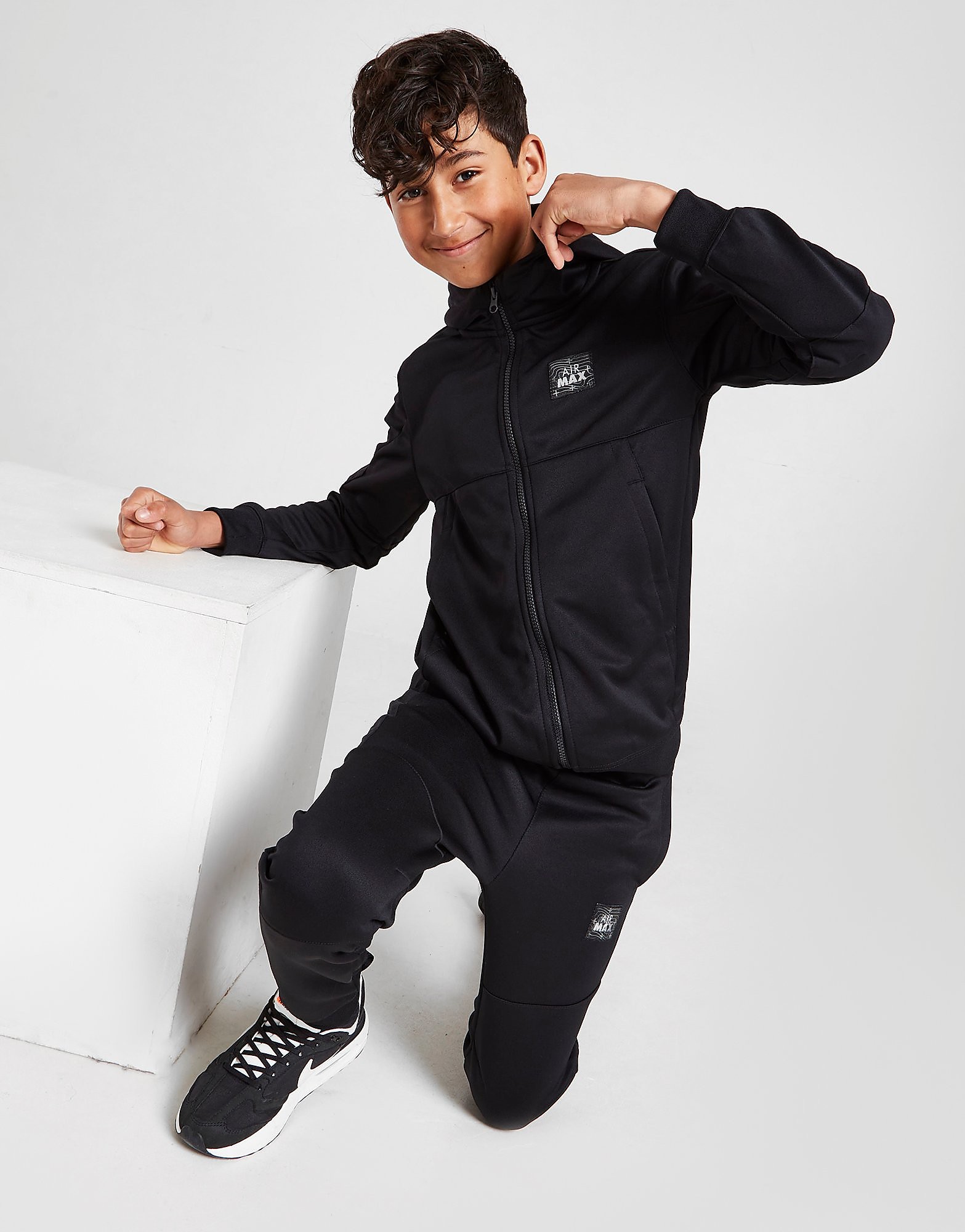 

Nike Sportswear Air Max Full Zip Hoodie Junior - Only at JD - Black/Black/Black - Kids, Black/Black/Black