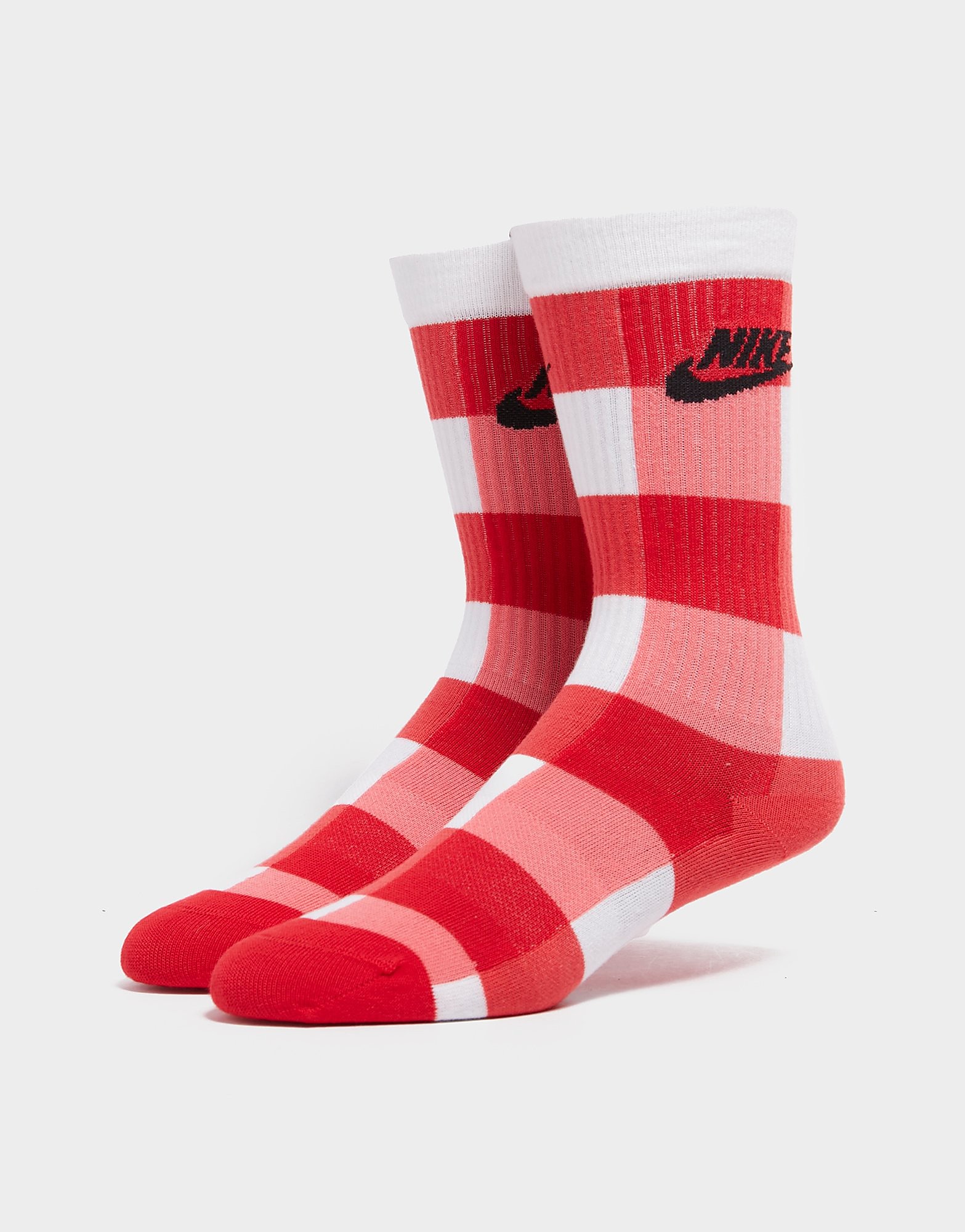 

Nike Crew Gingham Socks - Red - Womens, Red