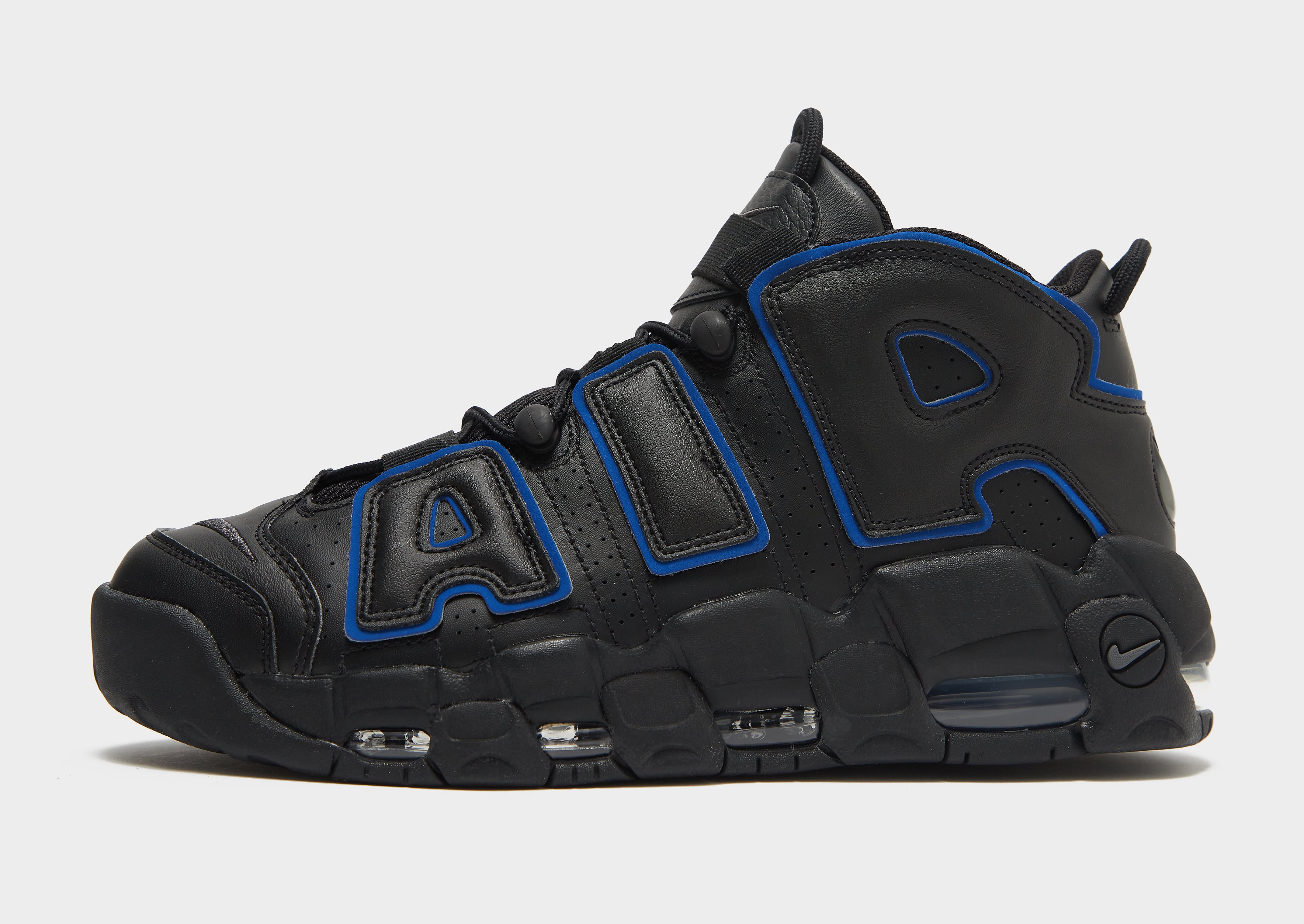 

Nike Air More Uptempo 96 - Black/Game Royal/Iron Grey - Mens, Black/Game Royal/Iron Grey