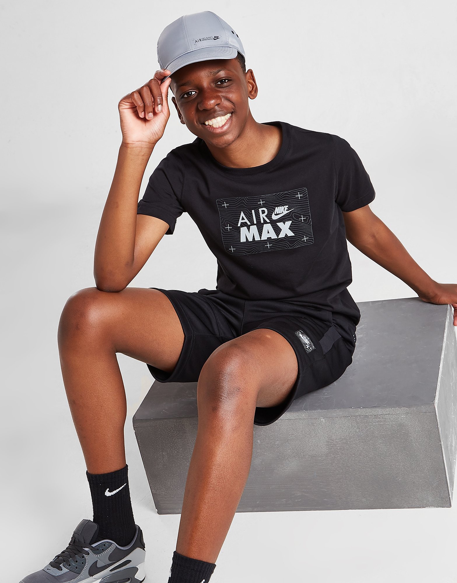 

Nike Air Max Graphic T-Shirt Junior - Only at JD - Black - Kids, Black