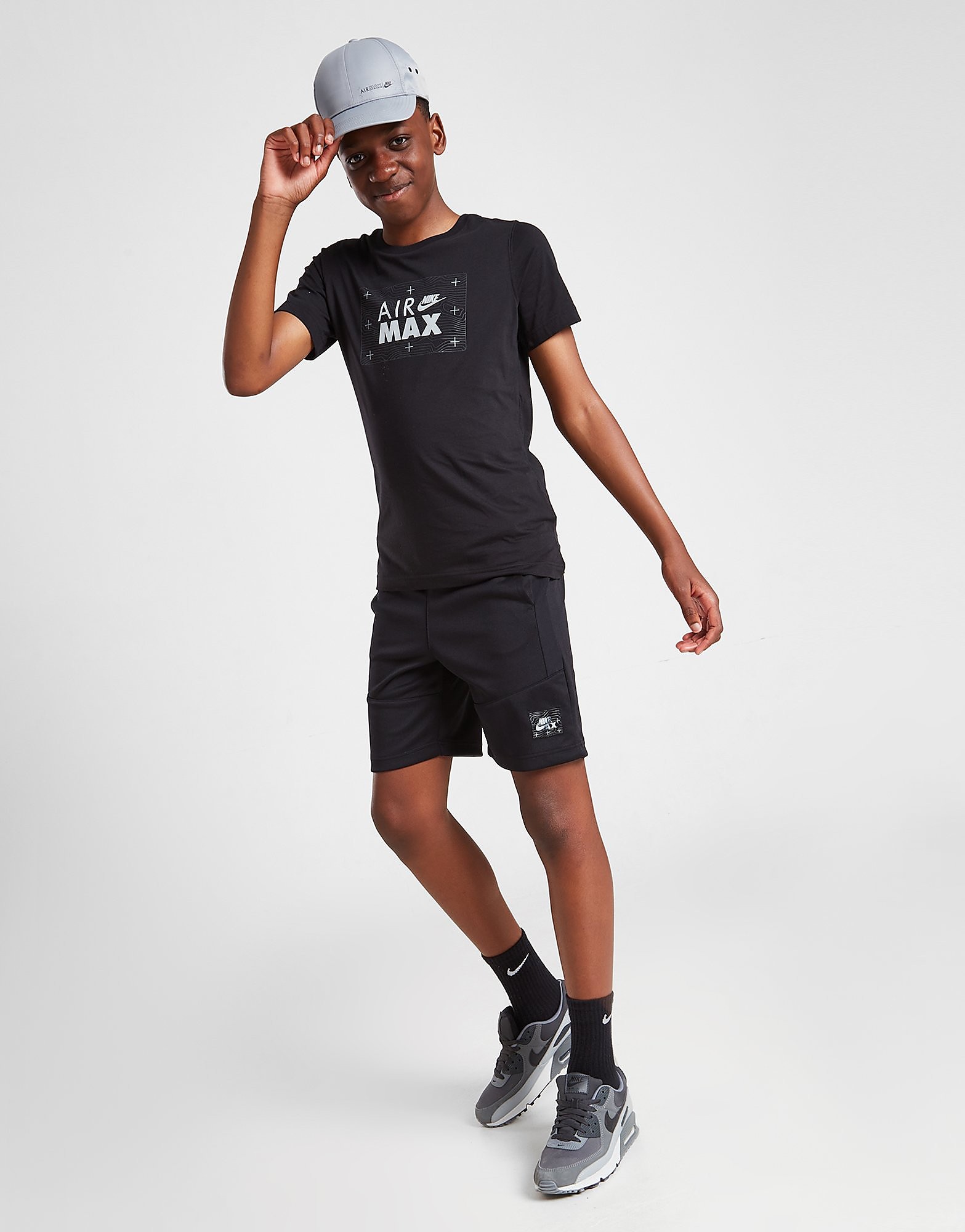 

Nike Air Max Shorts Junior - Only at JD - Black/Black/Black - Kids, Black/Black/Black
