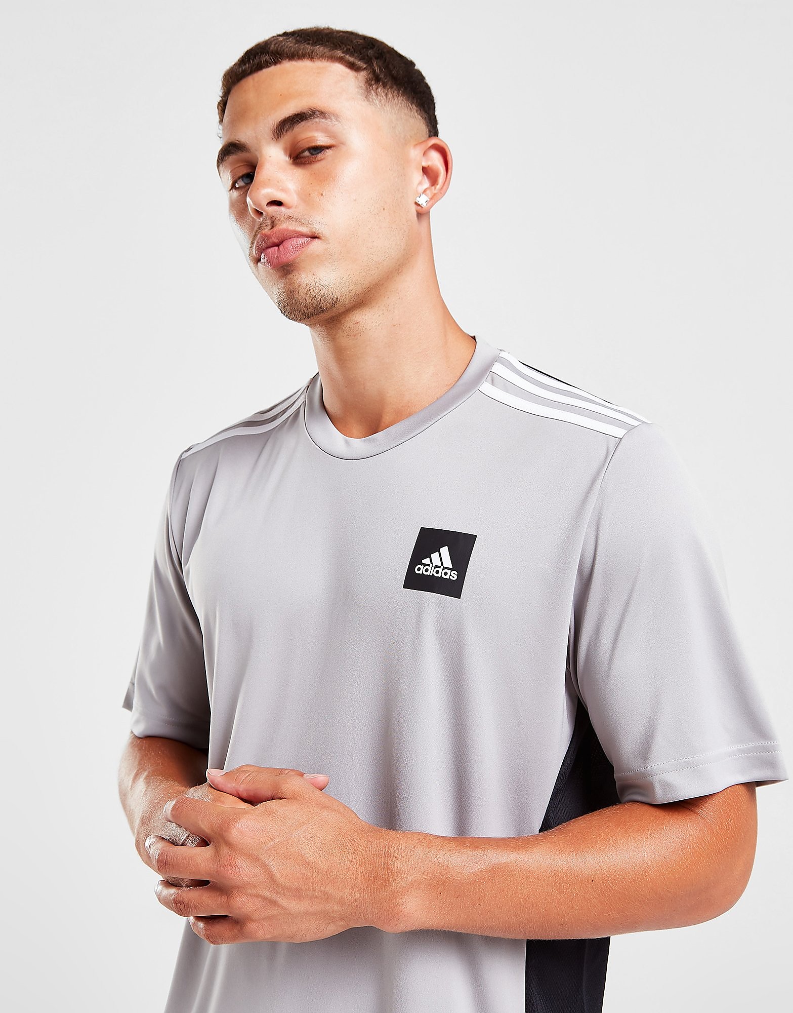 

adidas Match T-Shirt - Only at JD - Grey - Mens, Grey