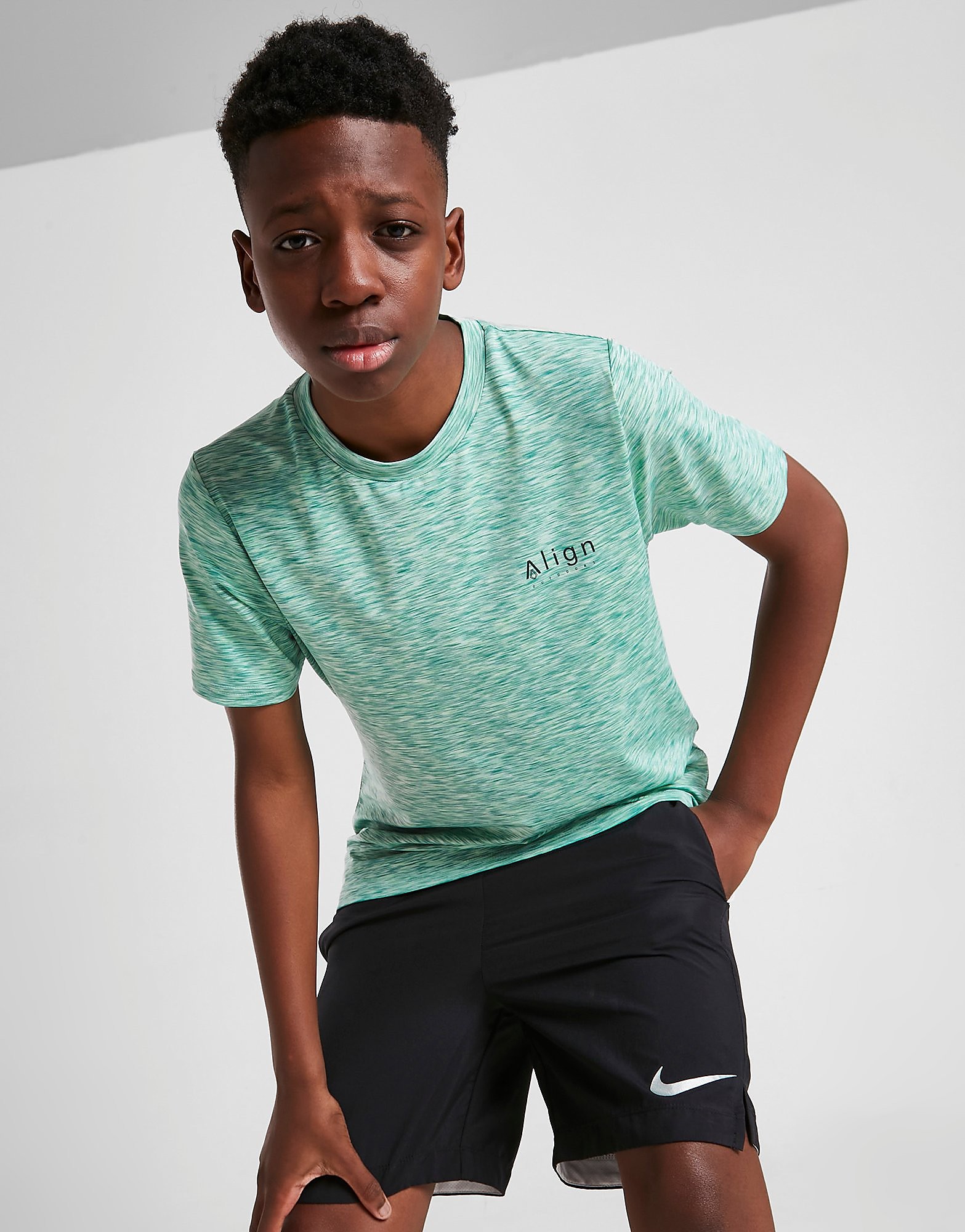 

Align Blend T-Shirt Junior - Only at JD - Green - Kids, Green