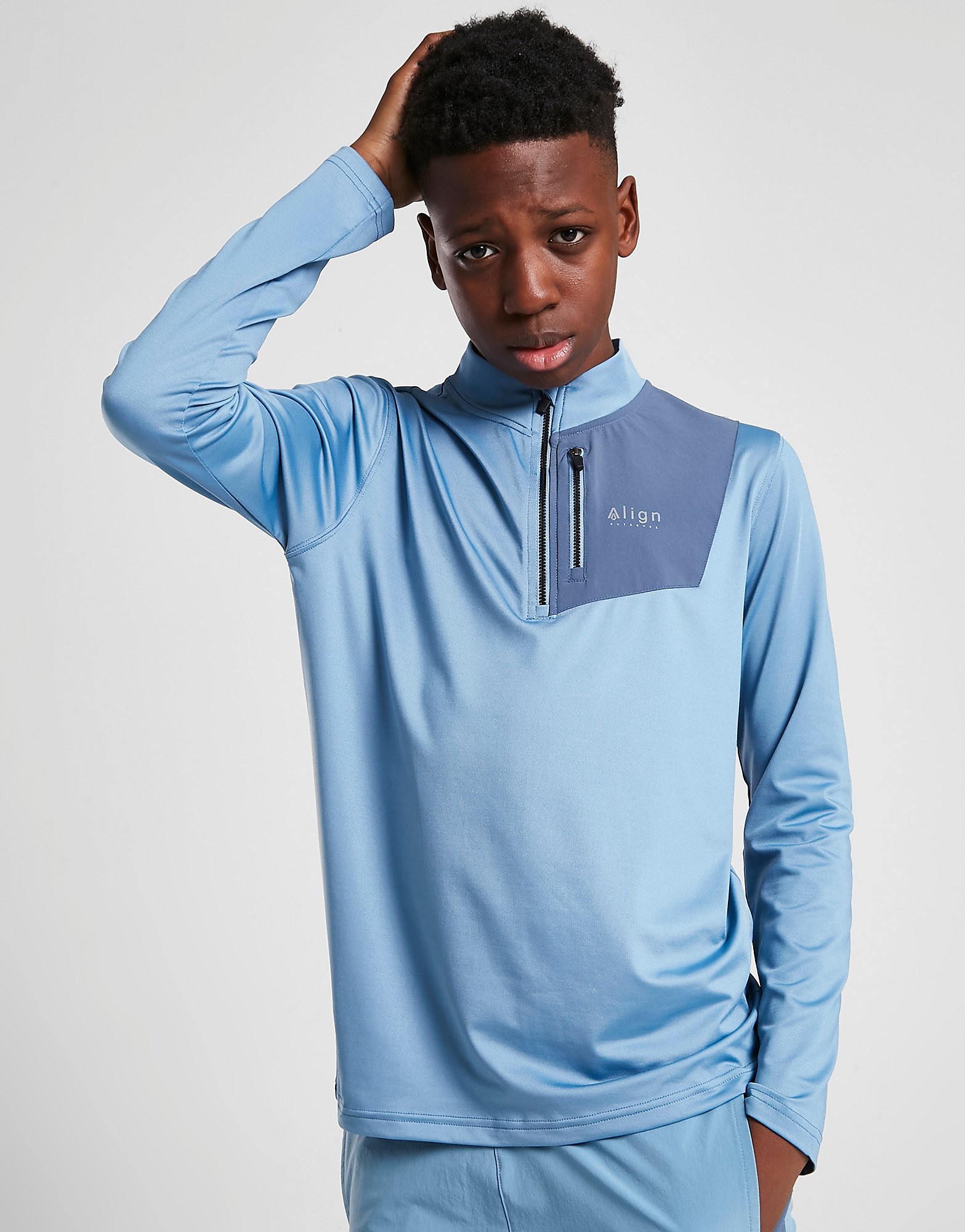 

Align Climb 1/4 Zip Top Junior - Only at JD - Blue - Kids, Blue