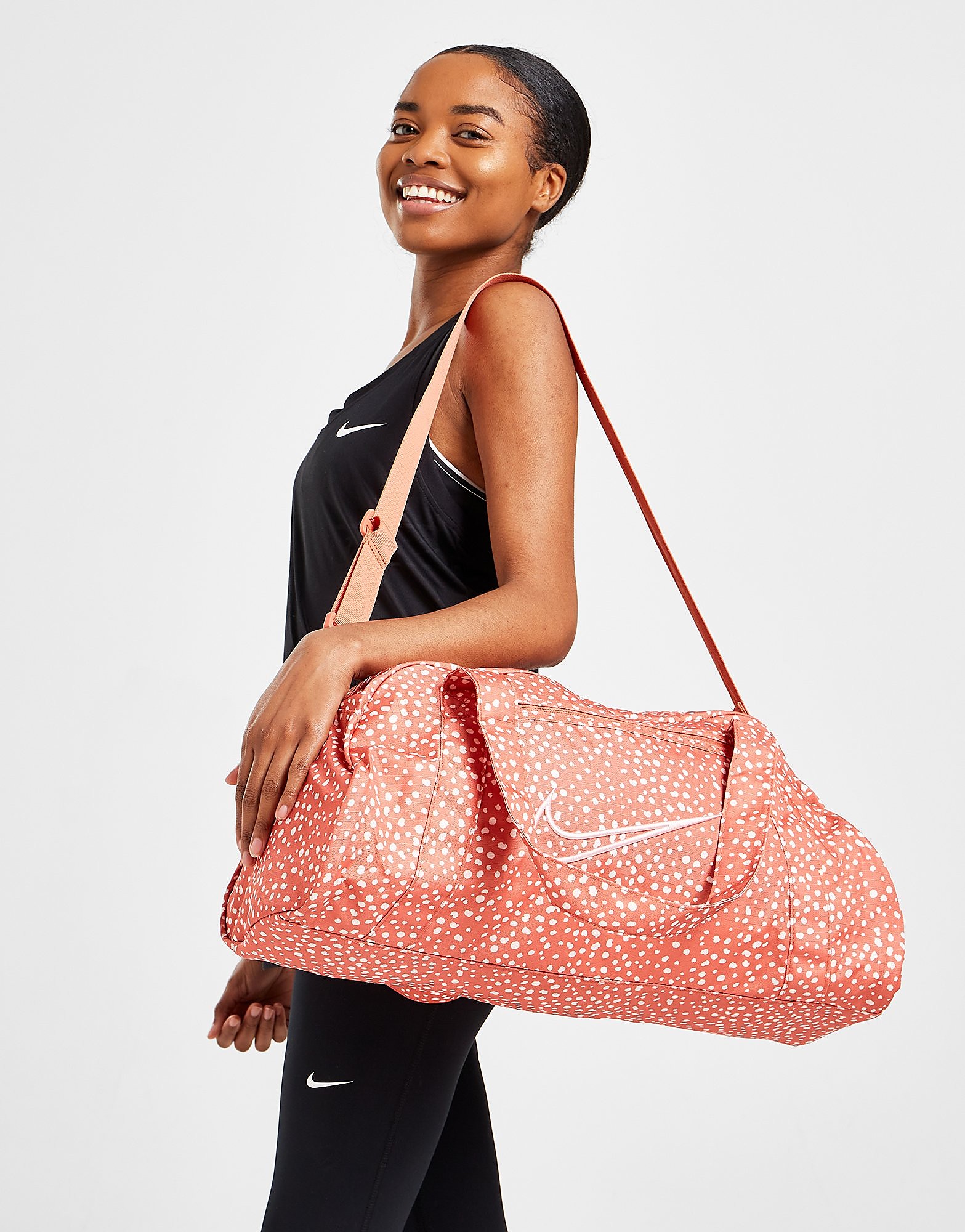 Nike Graphic Gym Club Duffel Bag - Madder Root/Atmosphere/Atmosphere - Womens, Madder Root/Atmosphere/Atmosphere