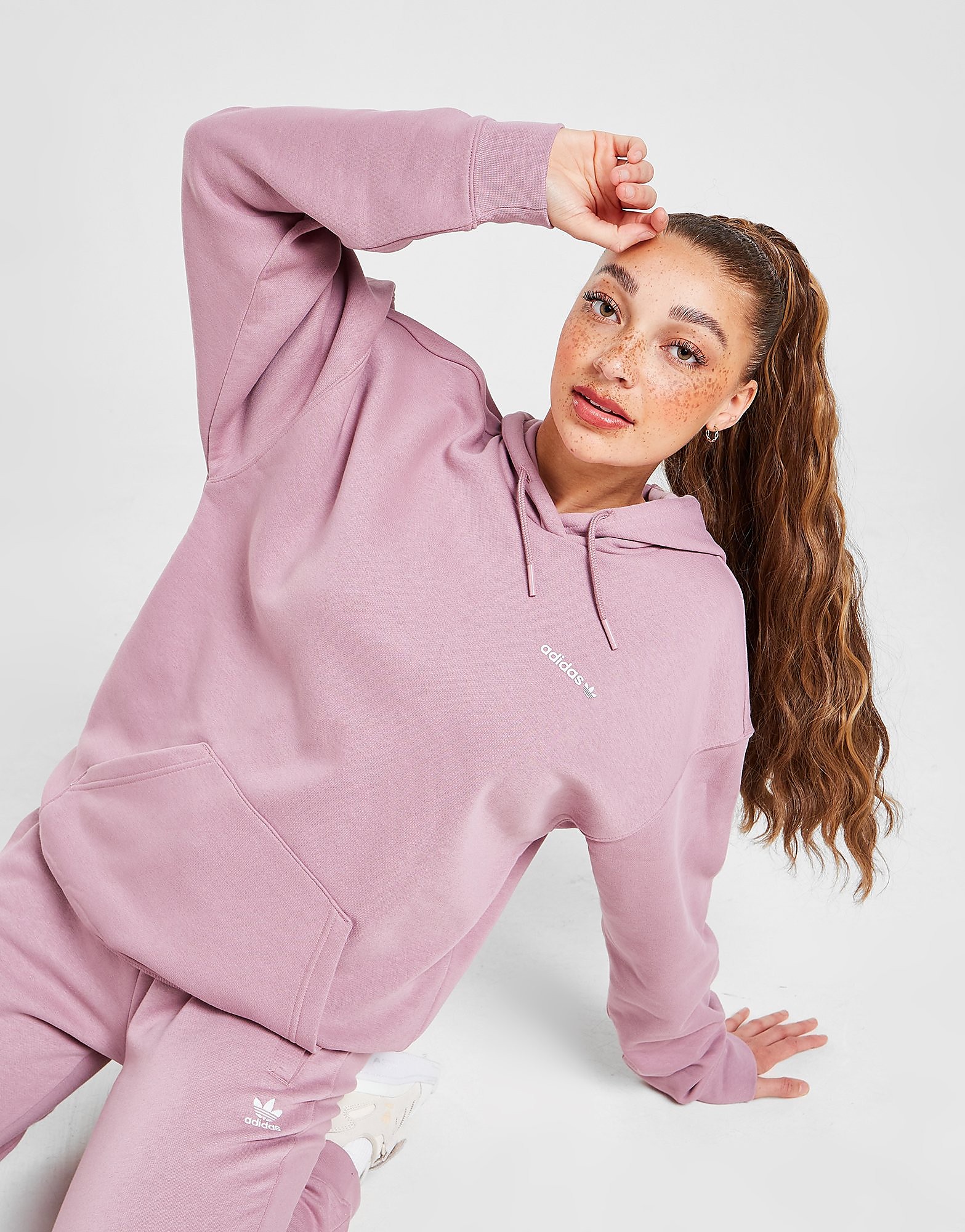 adidas Originals Boyfriend Hoodie - Only at JD - Pink - Womens, Pink