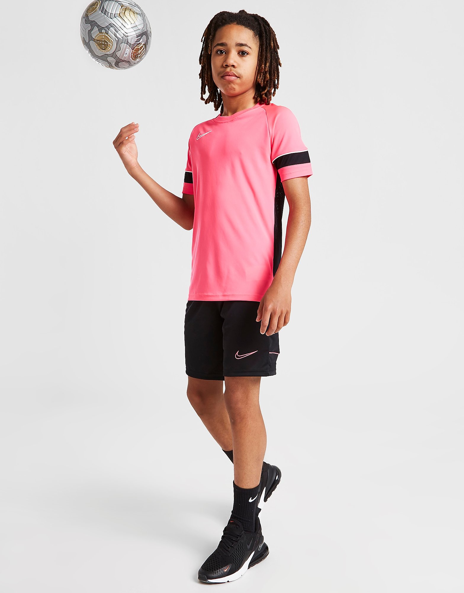 

Nike Academy Short Sleeve T-Shirt Junior - Only at JD - Pink - Kids, Pink