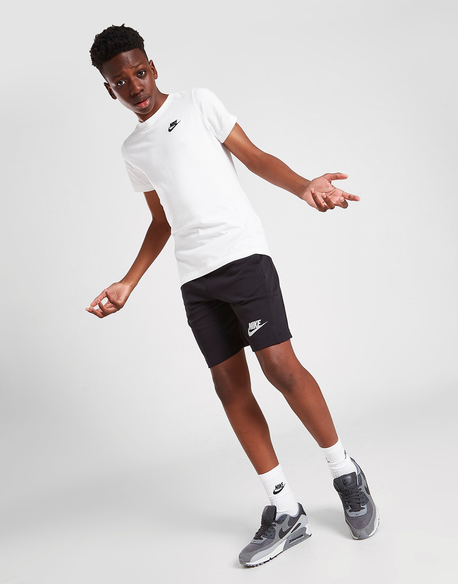 

Nike Hybrid Shorts Junior - Only at JD - Black/Black/Black/Sail - Kids, Black/Black/Black/Sail