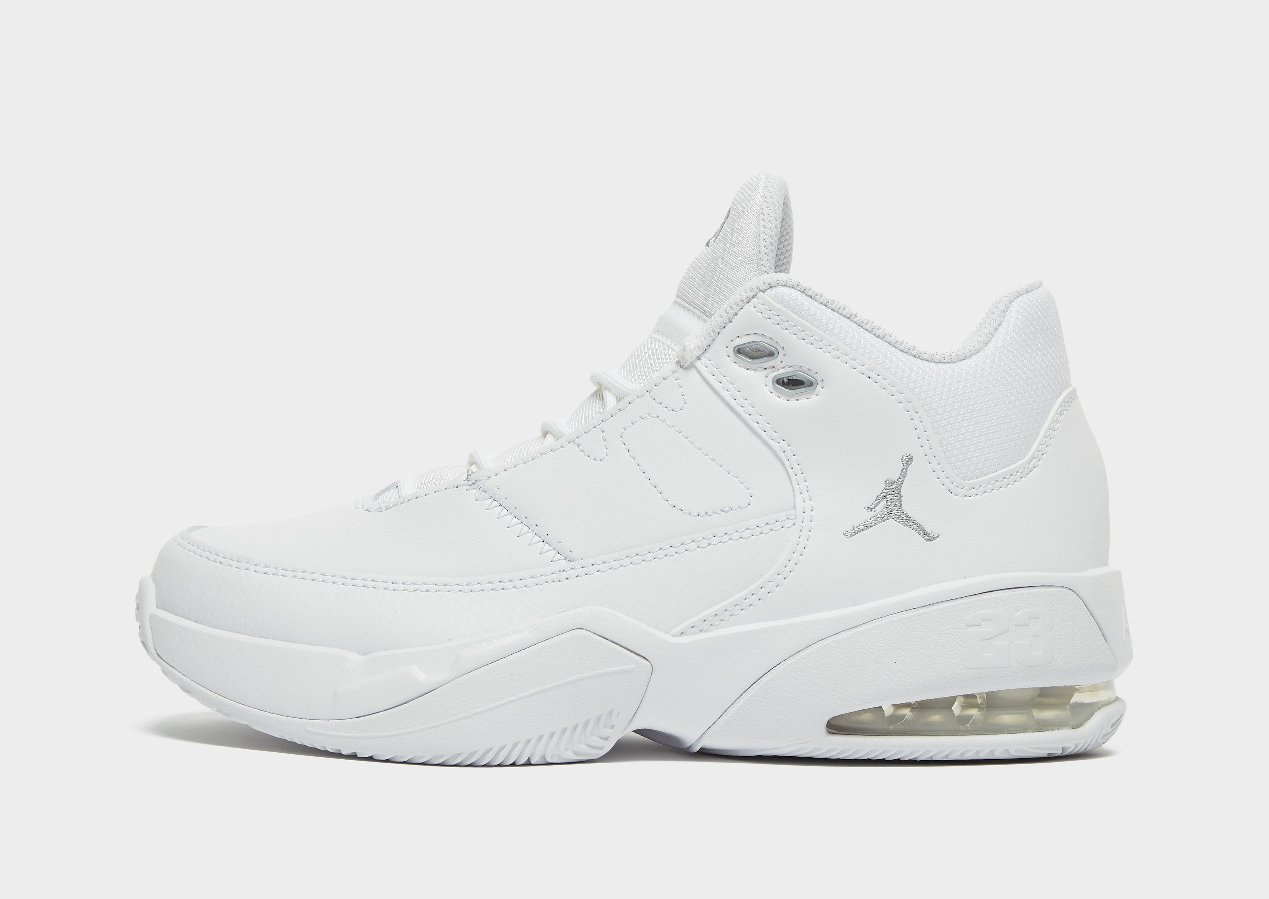 

Jordan Max Aura 3 Junior - White/White/Metallic Silver - Kids, White/White/Metallic Silver
