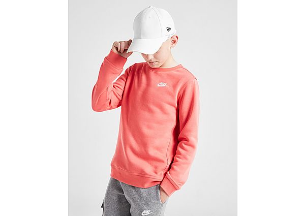 Nike Sweat-shirt Nike Sportswear Club pour Garçon plus âgé - Pink Salt/White, Pink Salt/White