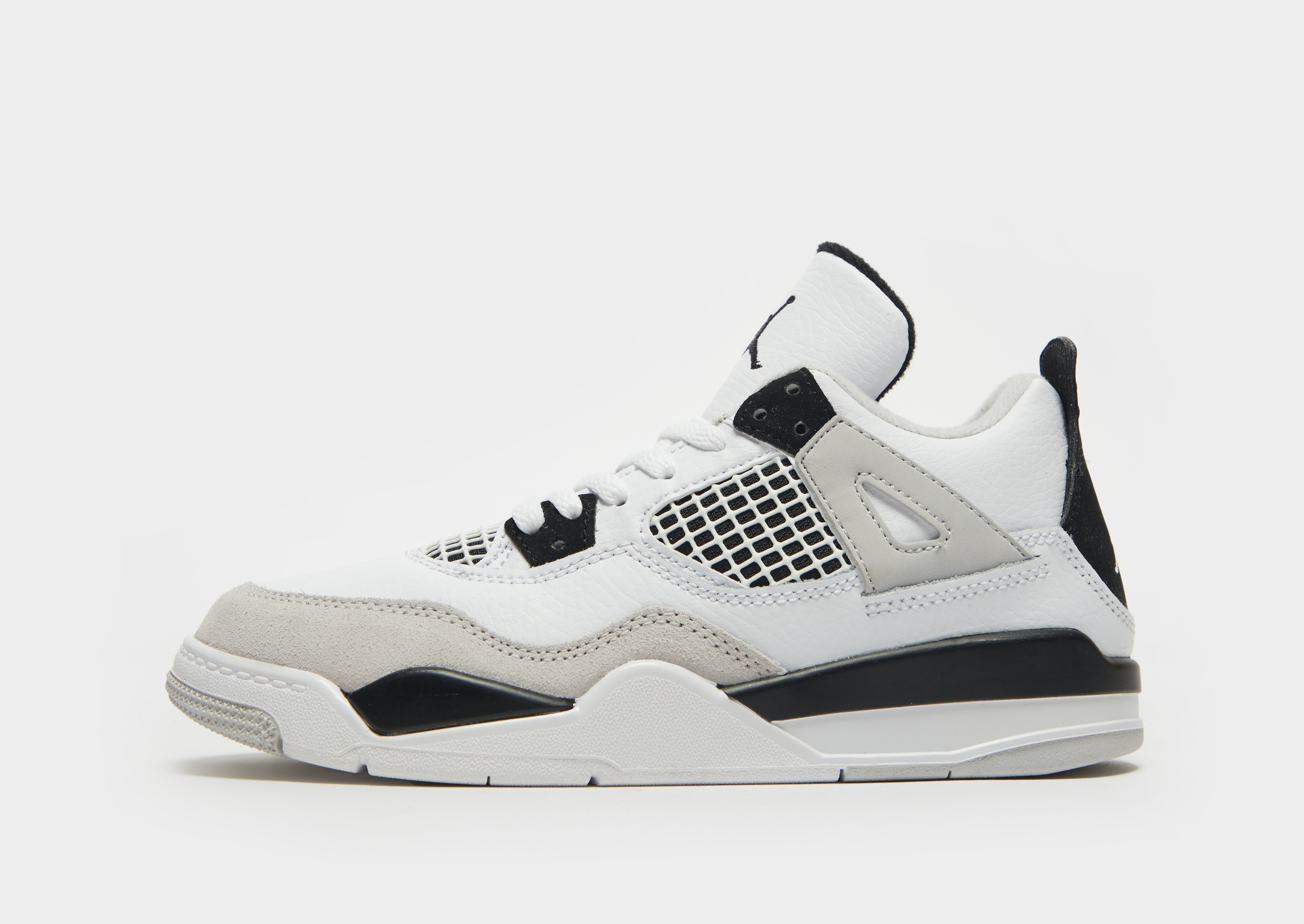 

Jordan Air 4 Retro Junior's - White/Neutral Grey/Black/Black - Kids, White/Neutral Grey/Black/Black