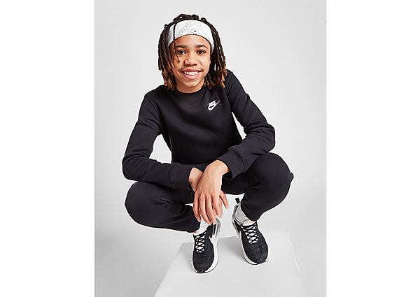 Nike Sweat-shirt Nike Sportswear Club pour Garçon plus âgé - Black/White, Black/White
