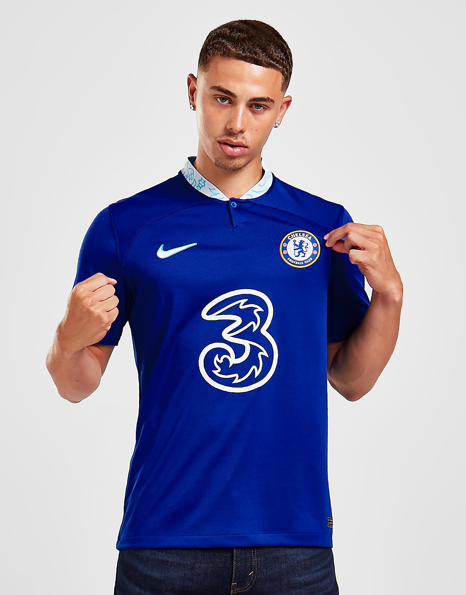 

Nike Chelsea FC 2022/23 Home Shirt - Rush Blue/Chlorine Blue/White - Mens, Rush Blue/Chlorine Blue/White