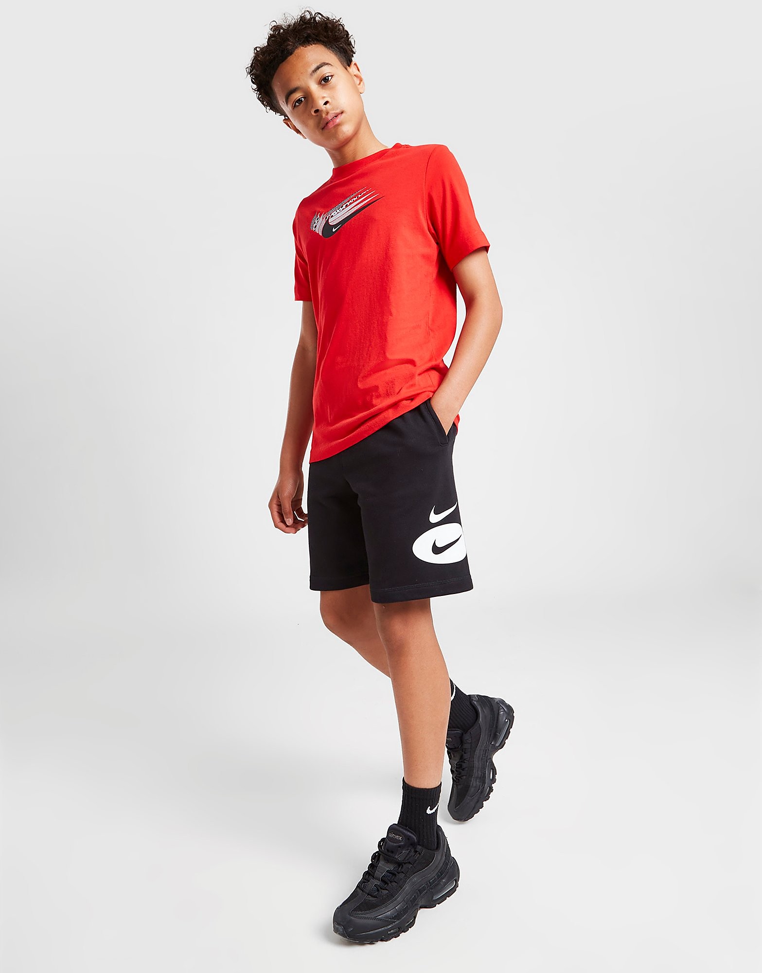 

Nike Oval Swoosh Shorts Junior - Black/Dark Smoke Grey/Summit White - Kids, Black/Dark Smoke Grey/Summit White