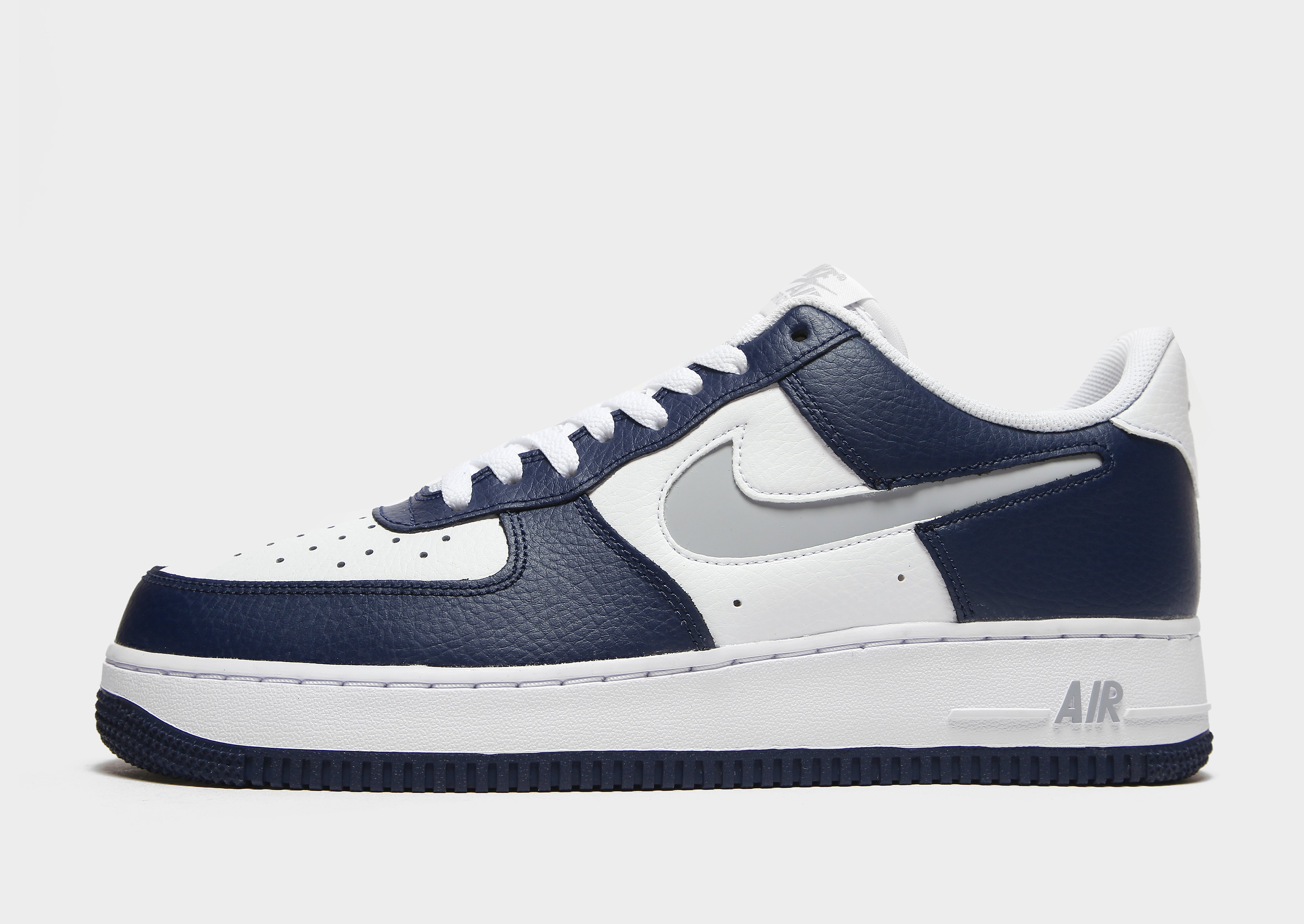 

Nike Air Force 1 '07 - Only at JD - Midnight Navy/White/Wolf Grey - Mens, Midnight Navy/White/Wolf Grey