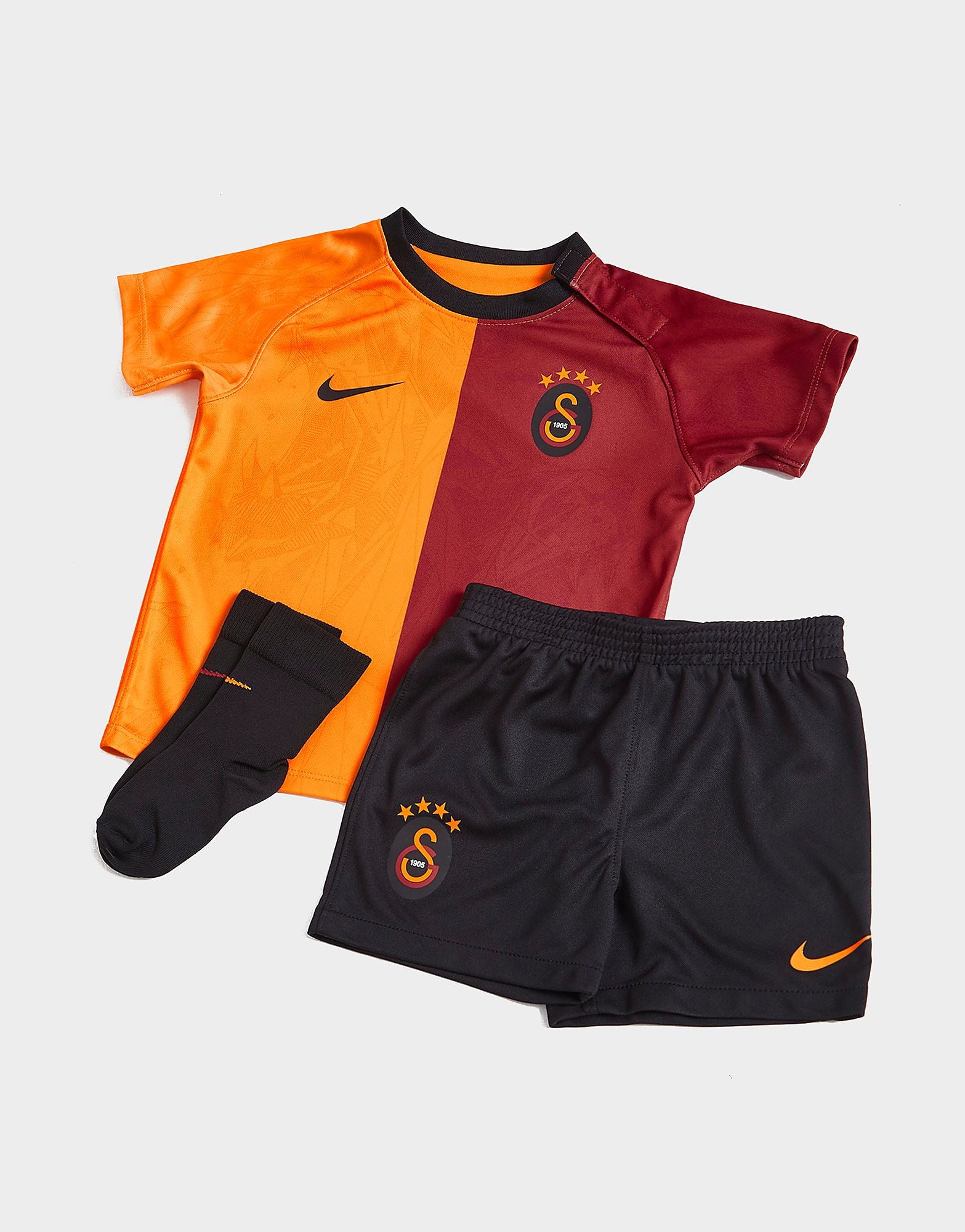 

Nike Galatasaray 2022/23 Home Kit Infant - Vivid Orange/Black/Pepper Red/Vivid Orange - Kids, Vivid Orange/Black/Pepper Red/Vivid Orange