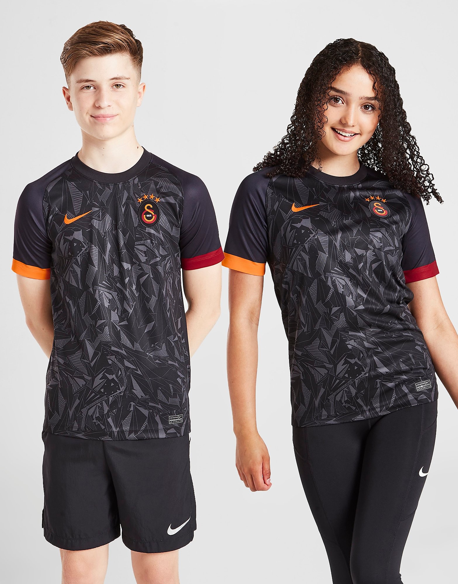 Nike Galatasaray 2022/23 Away Shirt Junior, Svart